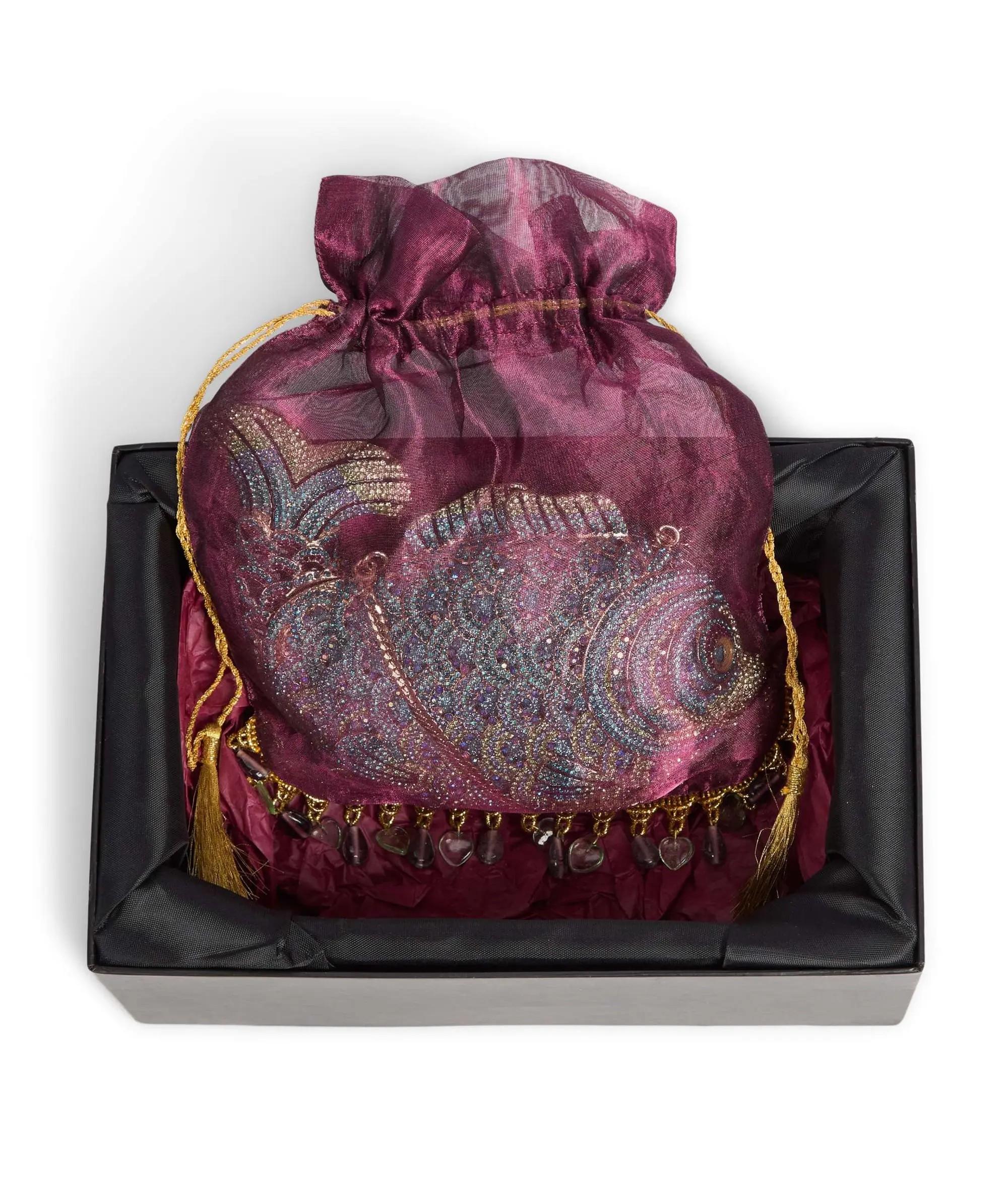 Lot #273  Loni Anderson Fish-Themed Rhinestone Purse