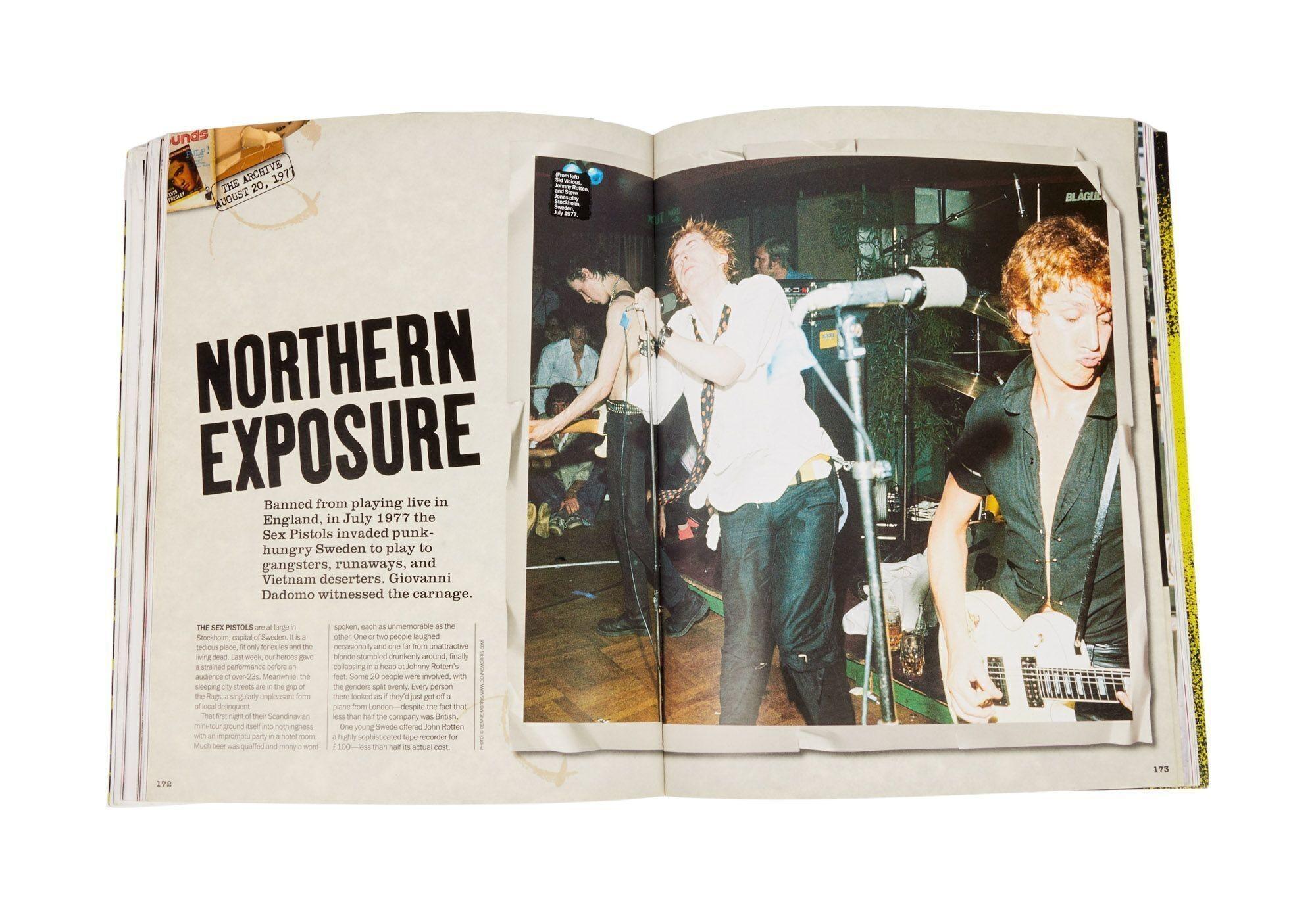 a magazine is open to a page about northern exposure .