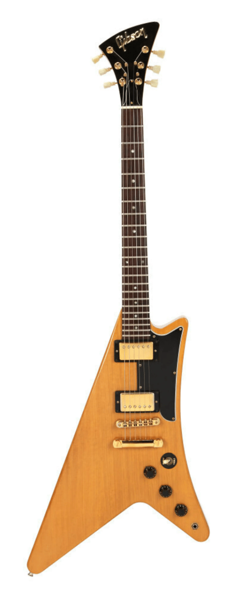 Lot #362. Cheap Trick | Rick Nielsen Owned and Stage-Played Gibson Moderne Heritage Series Electric Guitar, Natural Lot #362 Cheap Trick Rick Nielsen Owned and Stage-Played Gibson Moderne Heritage Series Electric Guitar, Natural