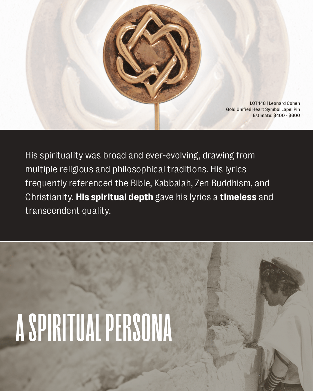 a poster that says a spiritual persona on it