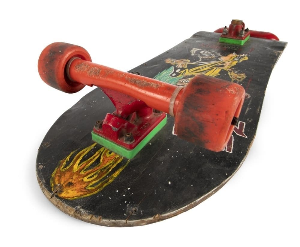 NIRVANA KURT COBAIN HAND-ILLUSTRATED IRON MAIDEN KILLERS SKATEBOARD