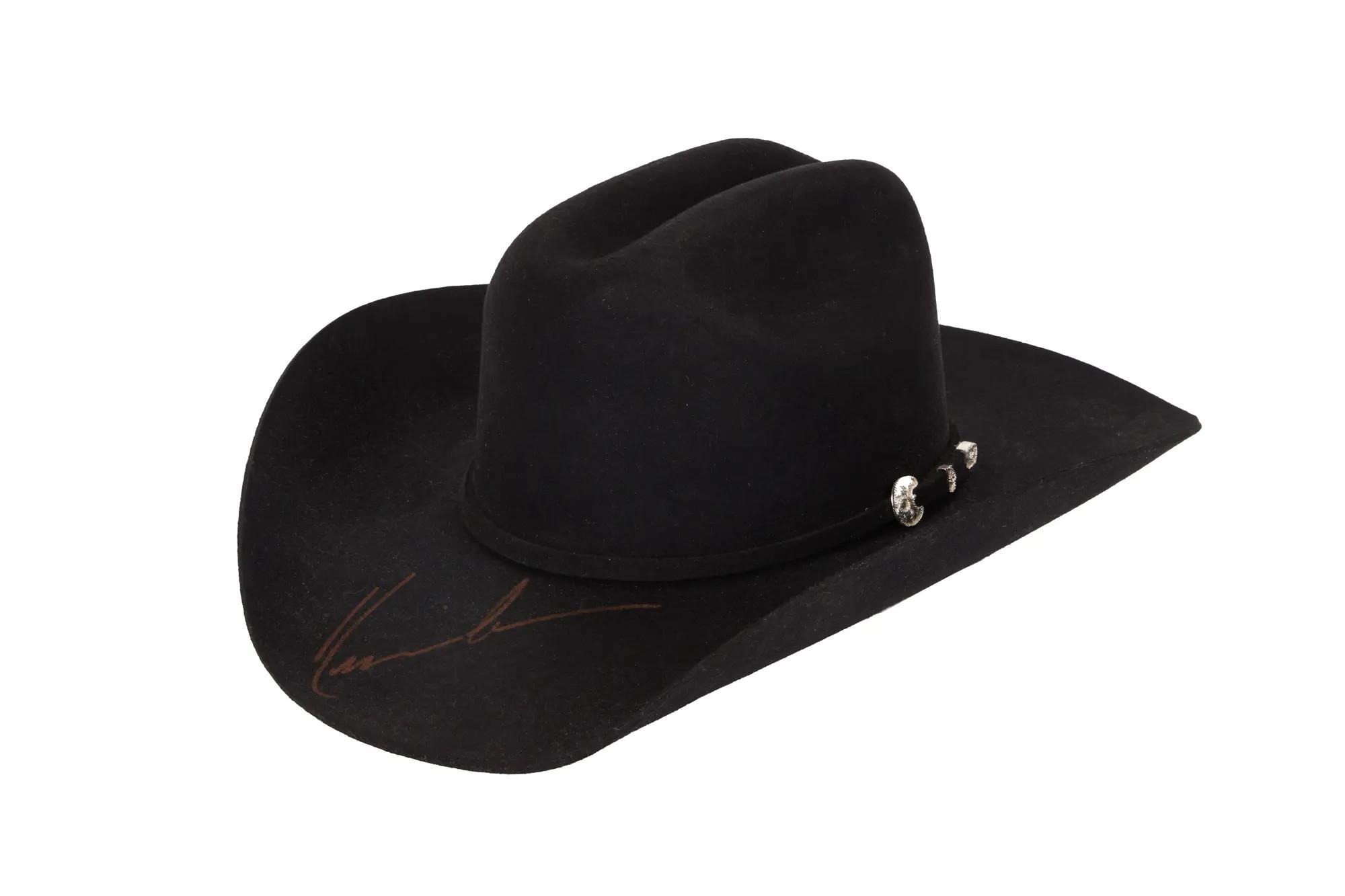 Lot #843. Kevin Costner | Signed Stetson Cowboy Hat Lot #843 Kevin Costner Signed Stetson Cowboy Hat