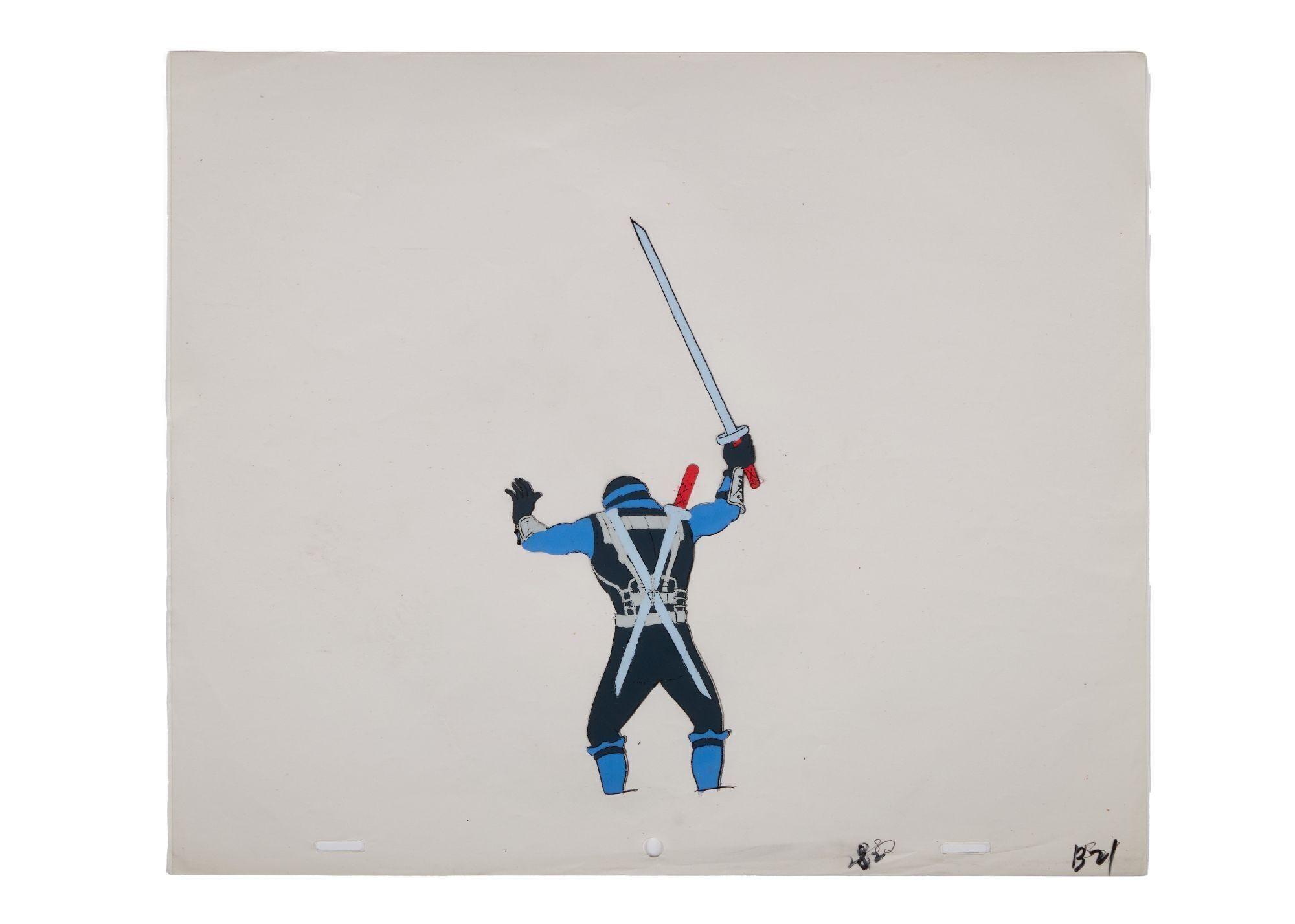 an image of an animation cel image for g i joe