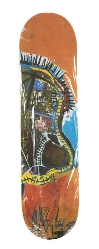 AFTER JEAN-MICHEL BASQUIAT SKULL SKATE DECKS 2014