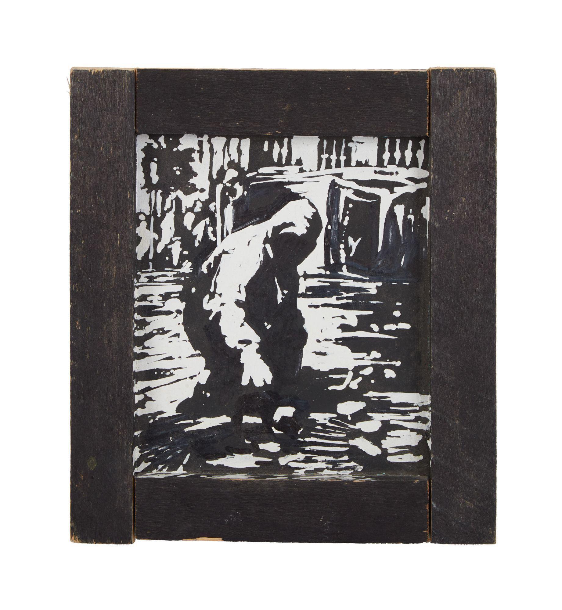 Banksy | Hooded Figure Original Painting Banksy Hooded Figure Original Painting
