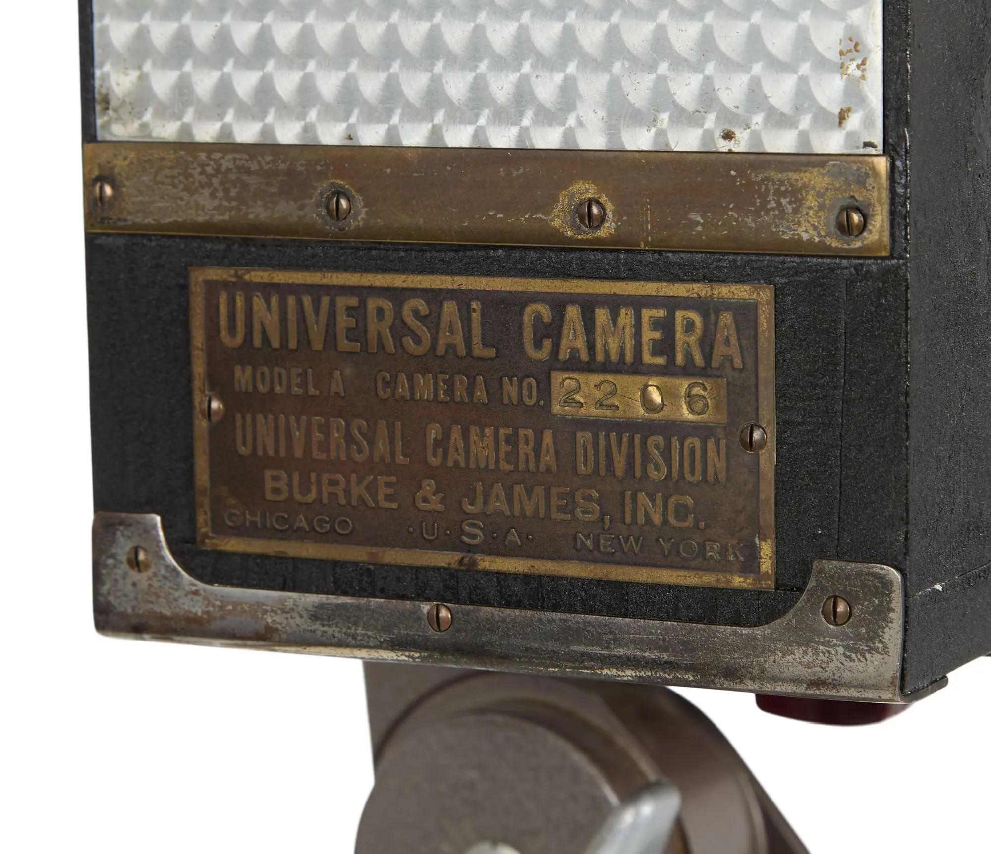 Lot #184 Buster Keaton Camera and Tripod