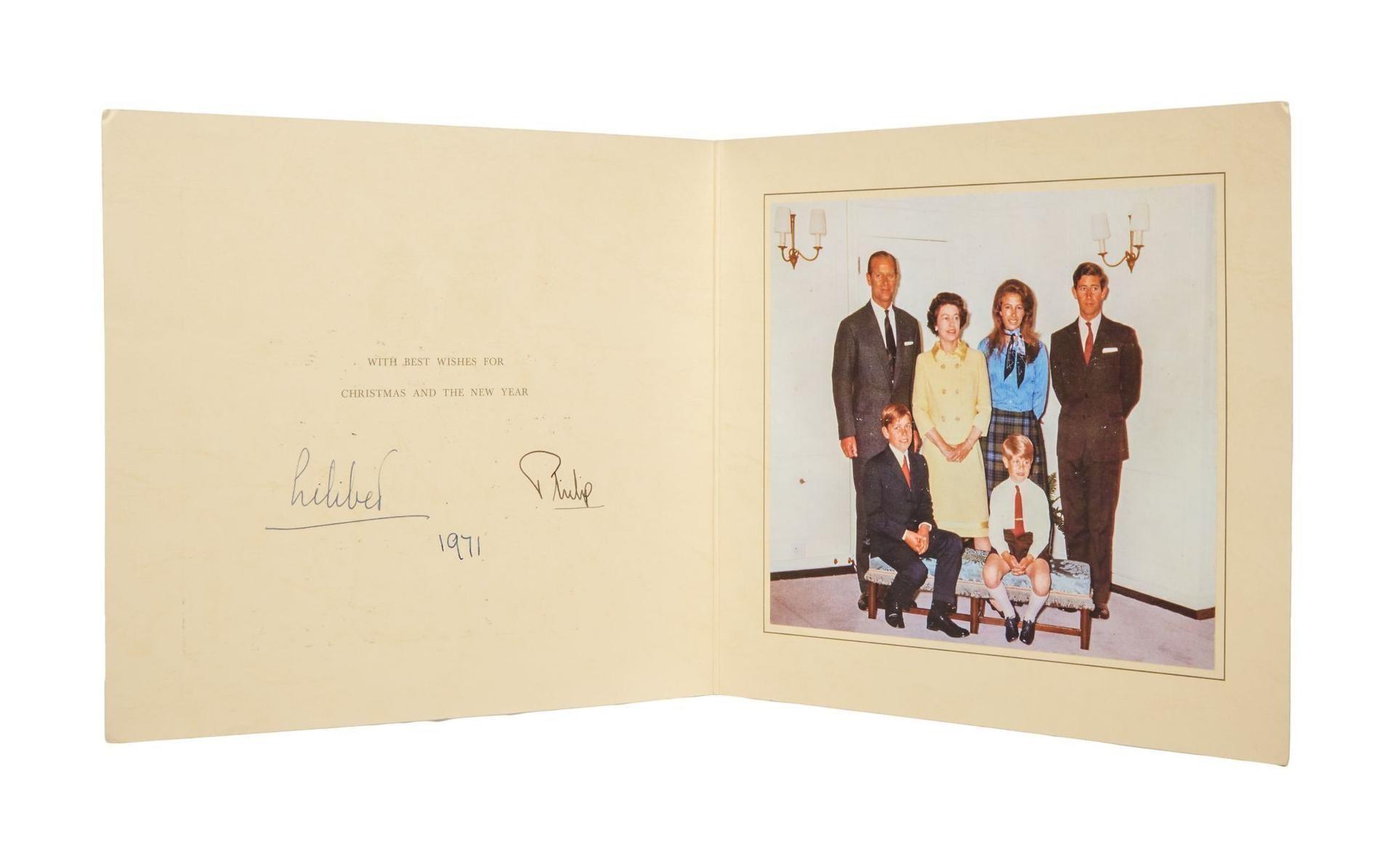 Queen Elizabeth II | 1971 "Lilibet" Signed Holiday Card Queen Elizabeth II | 1971 "Lilibet" Signed Holiday Card