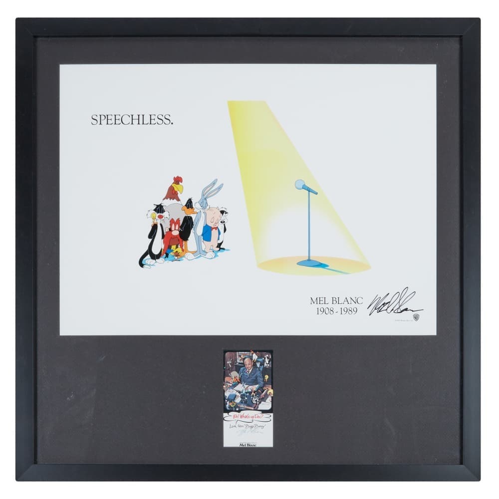 WILLIAM HANNA: MEL BLANC MEMORIAL PRINT