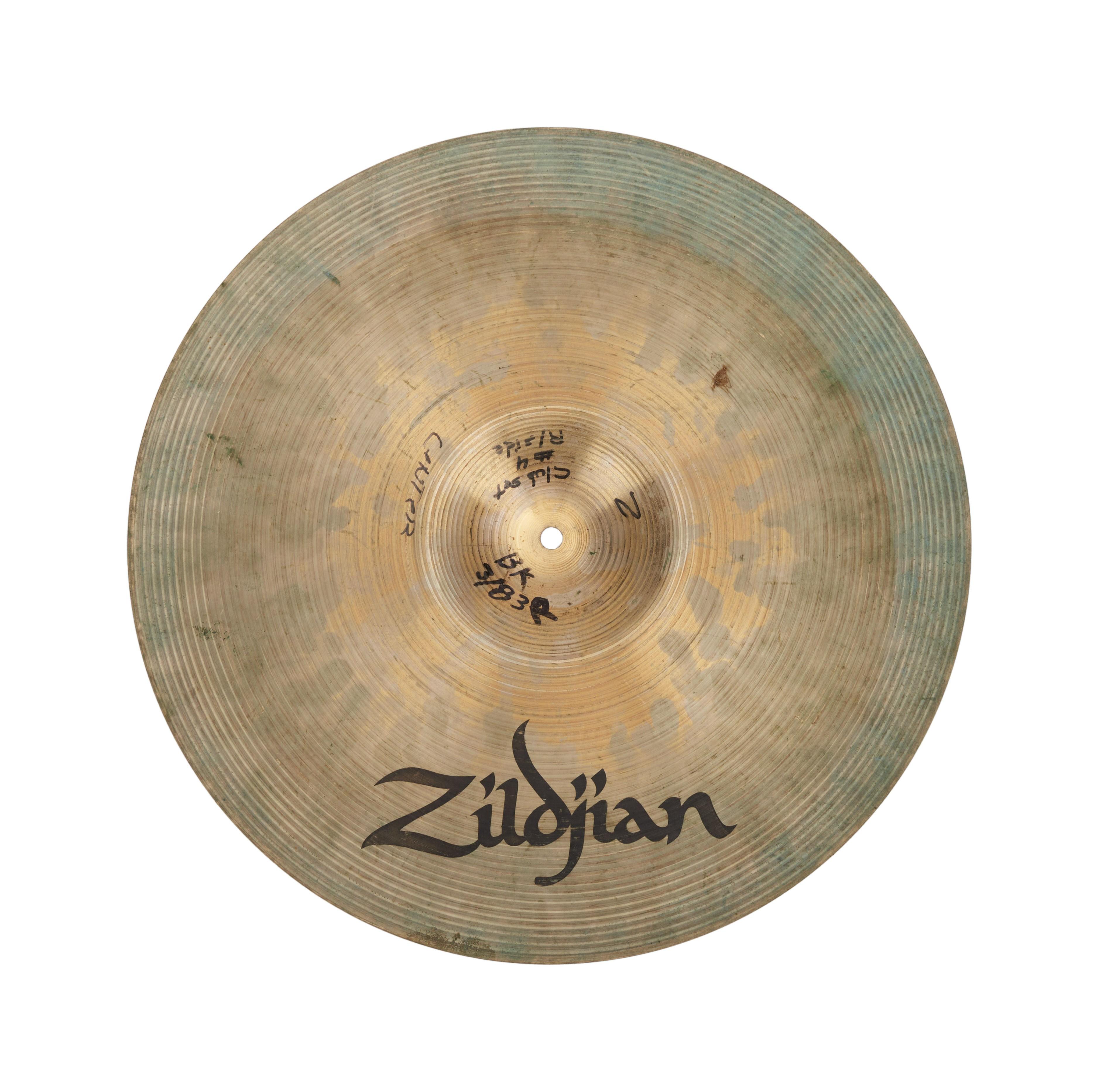 a zildjian cymbal is shown on a white background