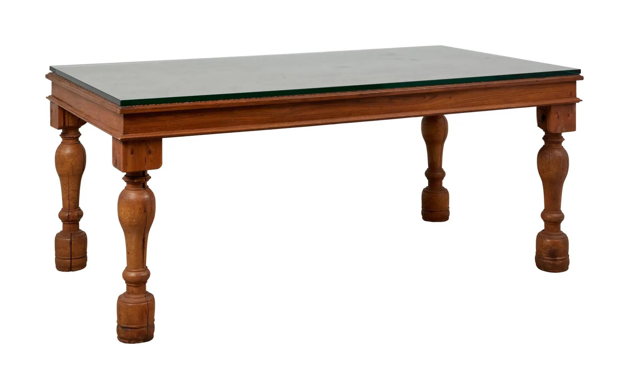 Lot #394. Joe Walsh | Vintage Indian Door Coffee Table Lot #394 Joe Walsh Vintage Indian Door Coffee Table