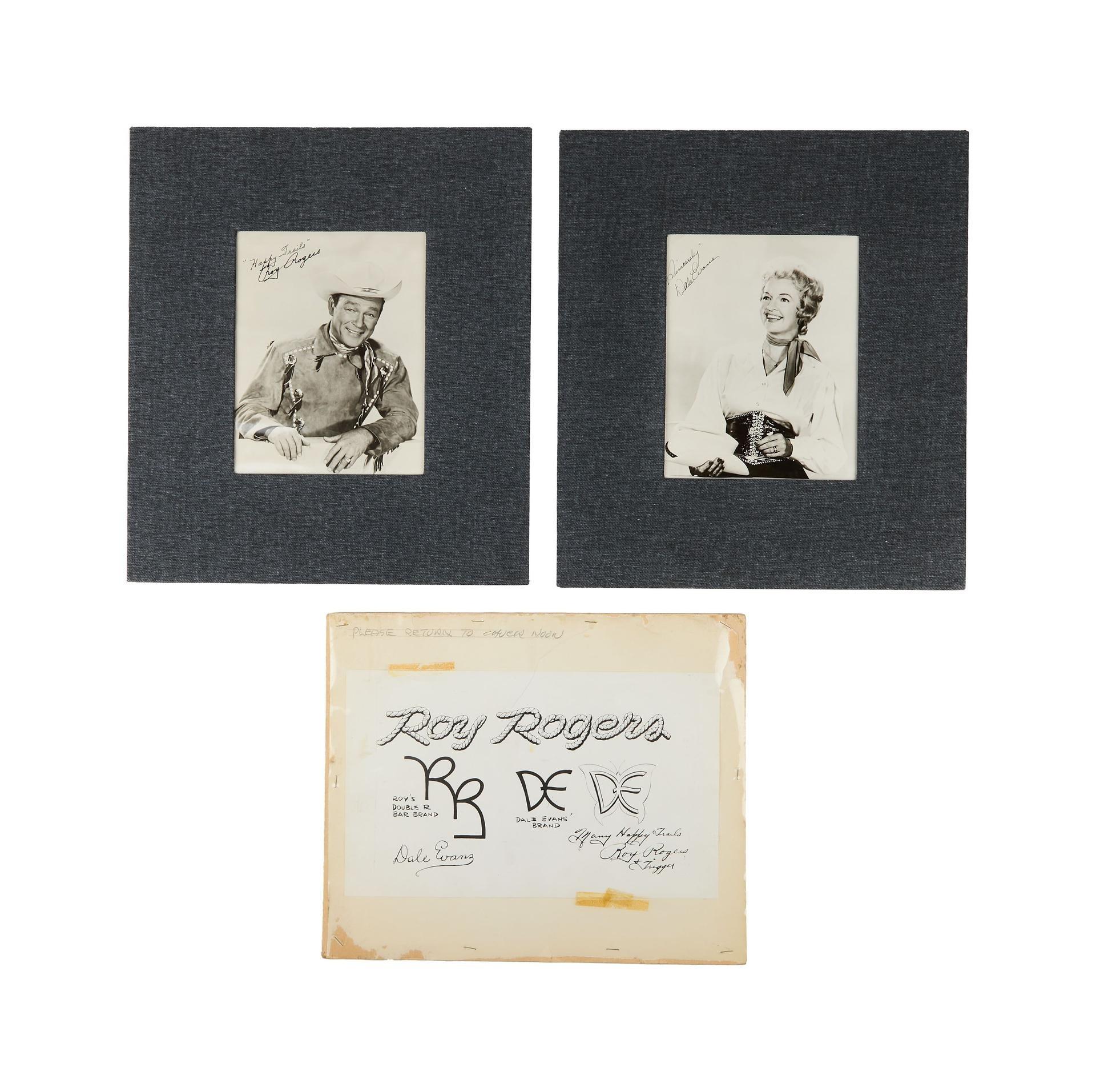 a grouping of two photos and logo board