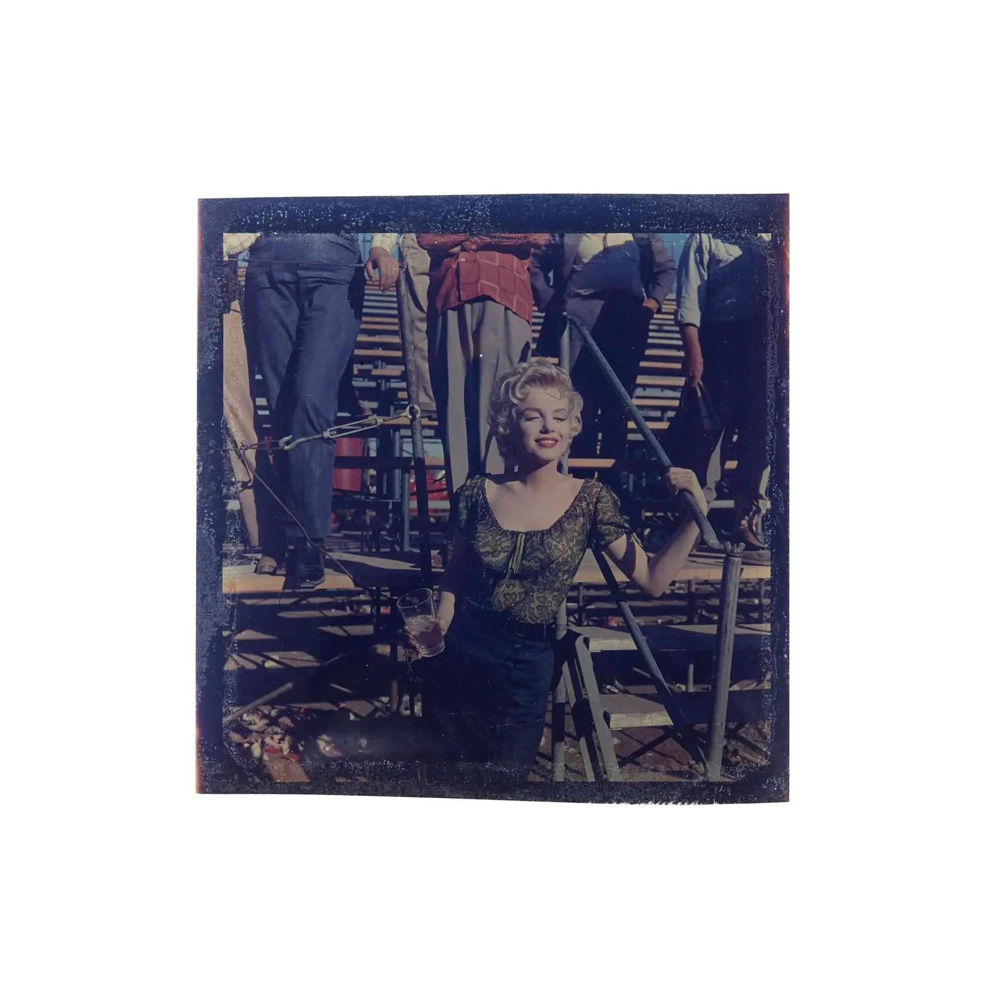 Lot #109. Marilyn Monroe | 1956 Rare Color Transparency from “Bus Stop” Lot #109 Marilyn Monroe 1956 Rare Color Transparency from “Bus Stop”