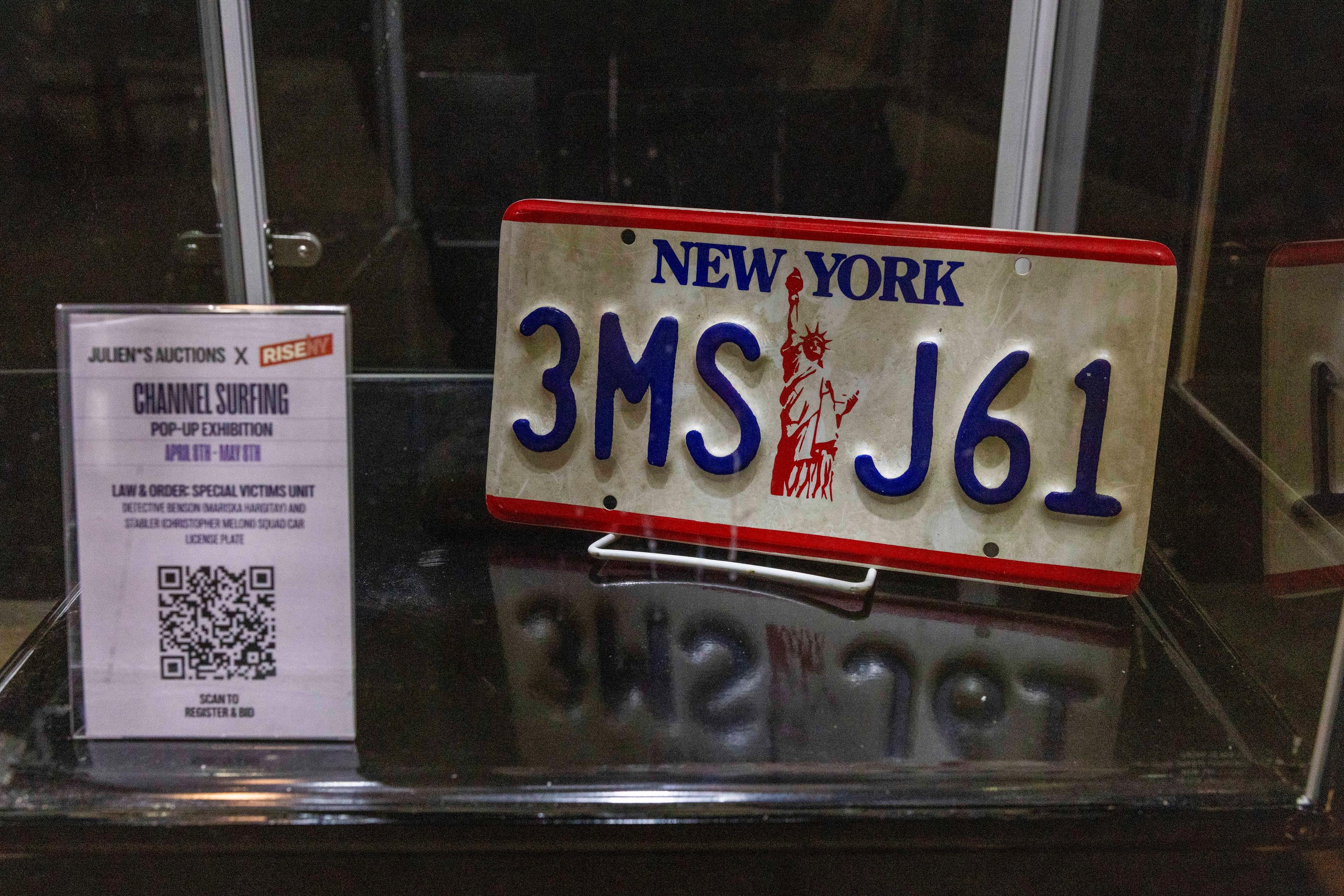 prop license plate from law and order special victims unit