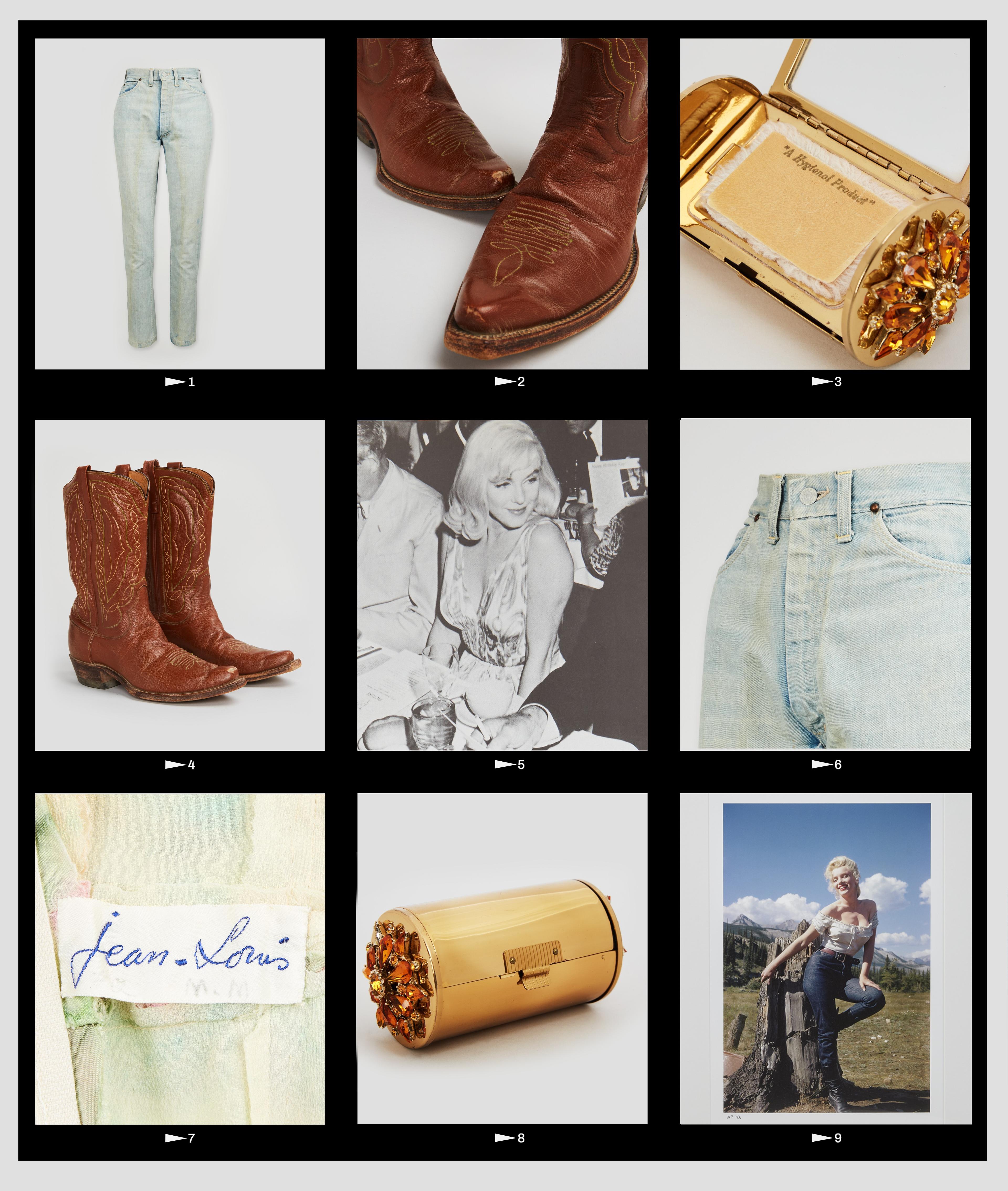 a collage of photos including a pair of cowboy boots