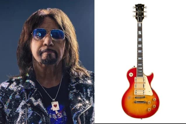 ace frehley gibson les paul guitar mock up