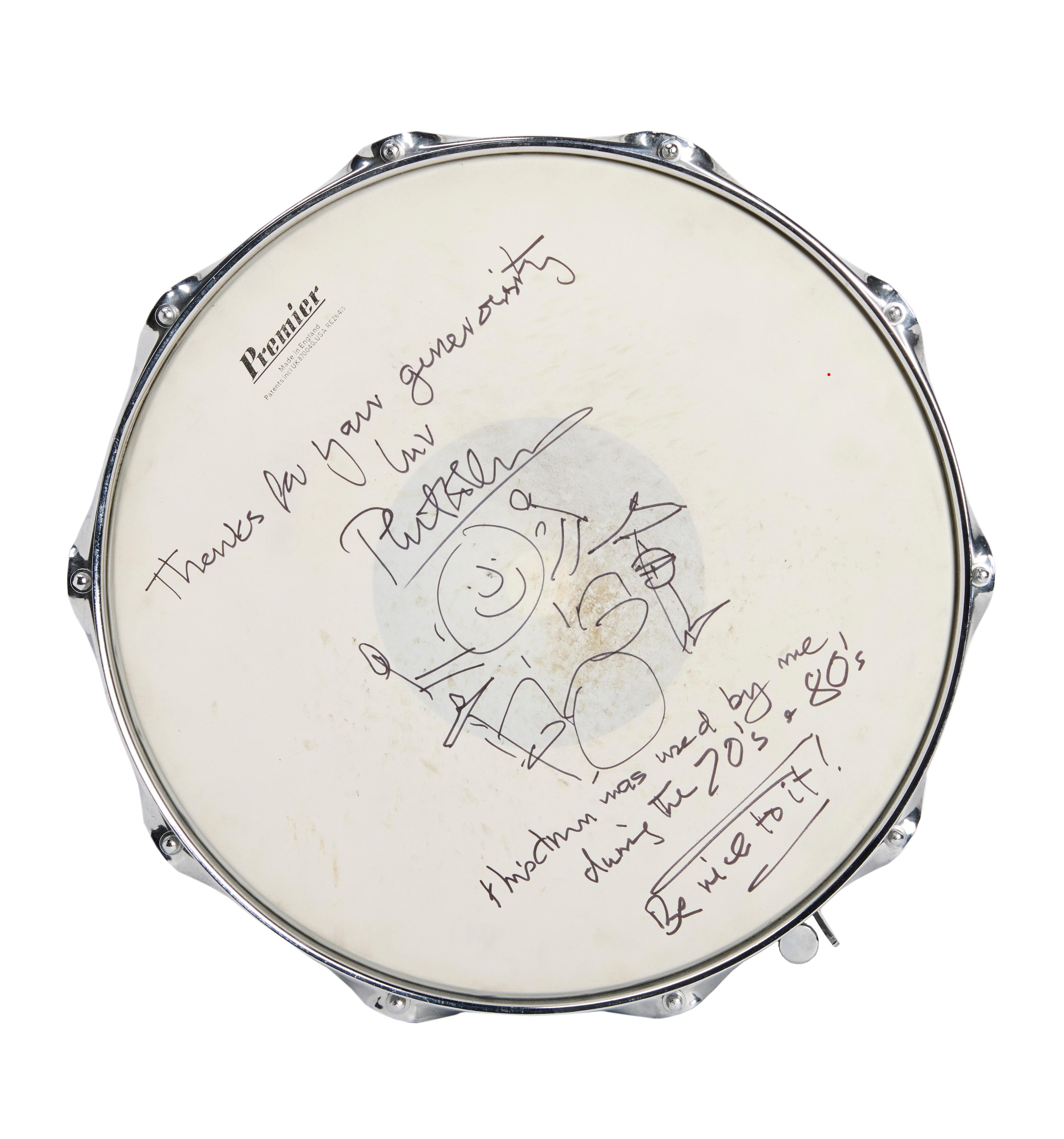 Signed and Illustrated Remo Drumhead Signed and Illustrated Remo Drumhead