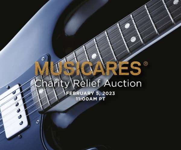 a catalogue for the Julien's Auctions Music Cares charity relief auction