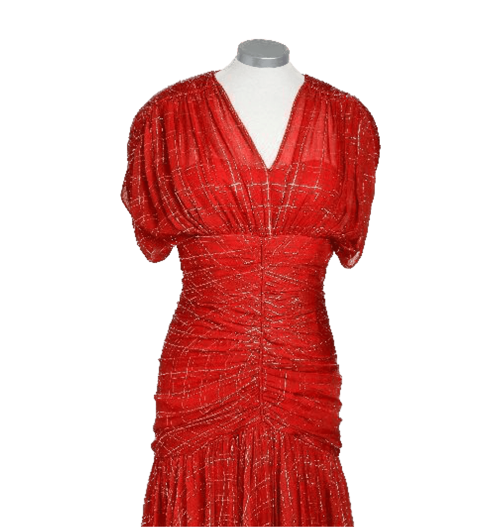 Princess Diana's red dress