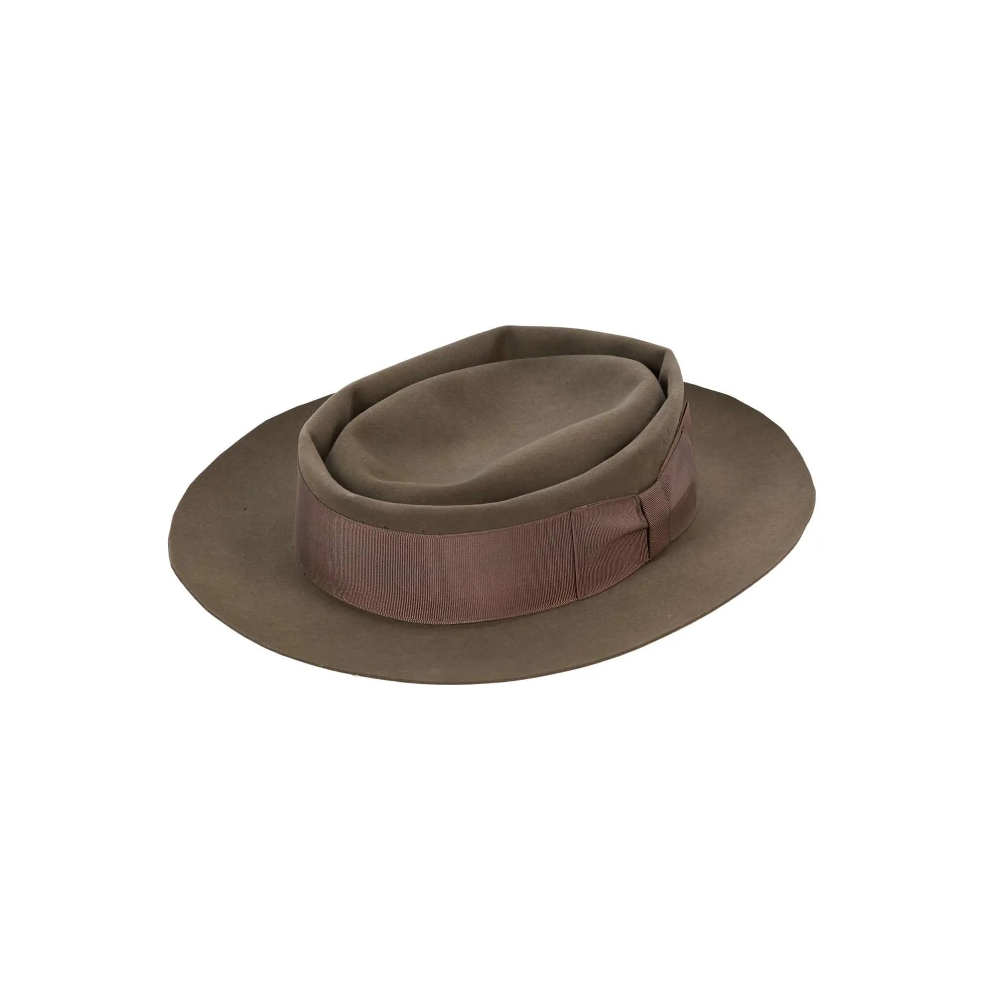 Lot #187  Buster Keaton Buster Keaton Owned Porkpie Hat