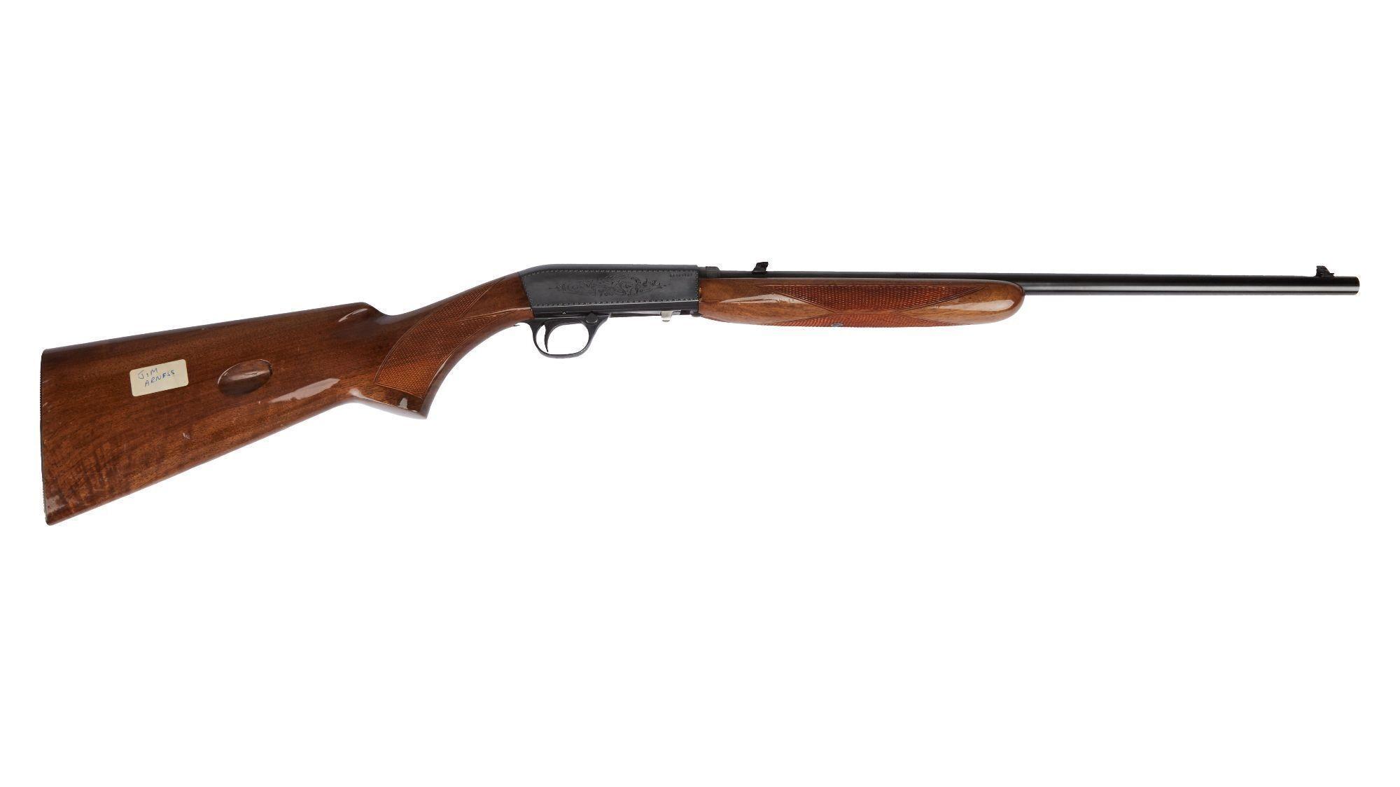 A picture of a wooden rifle