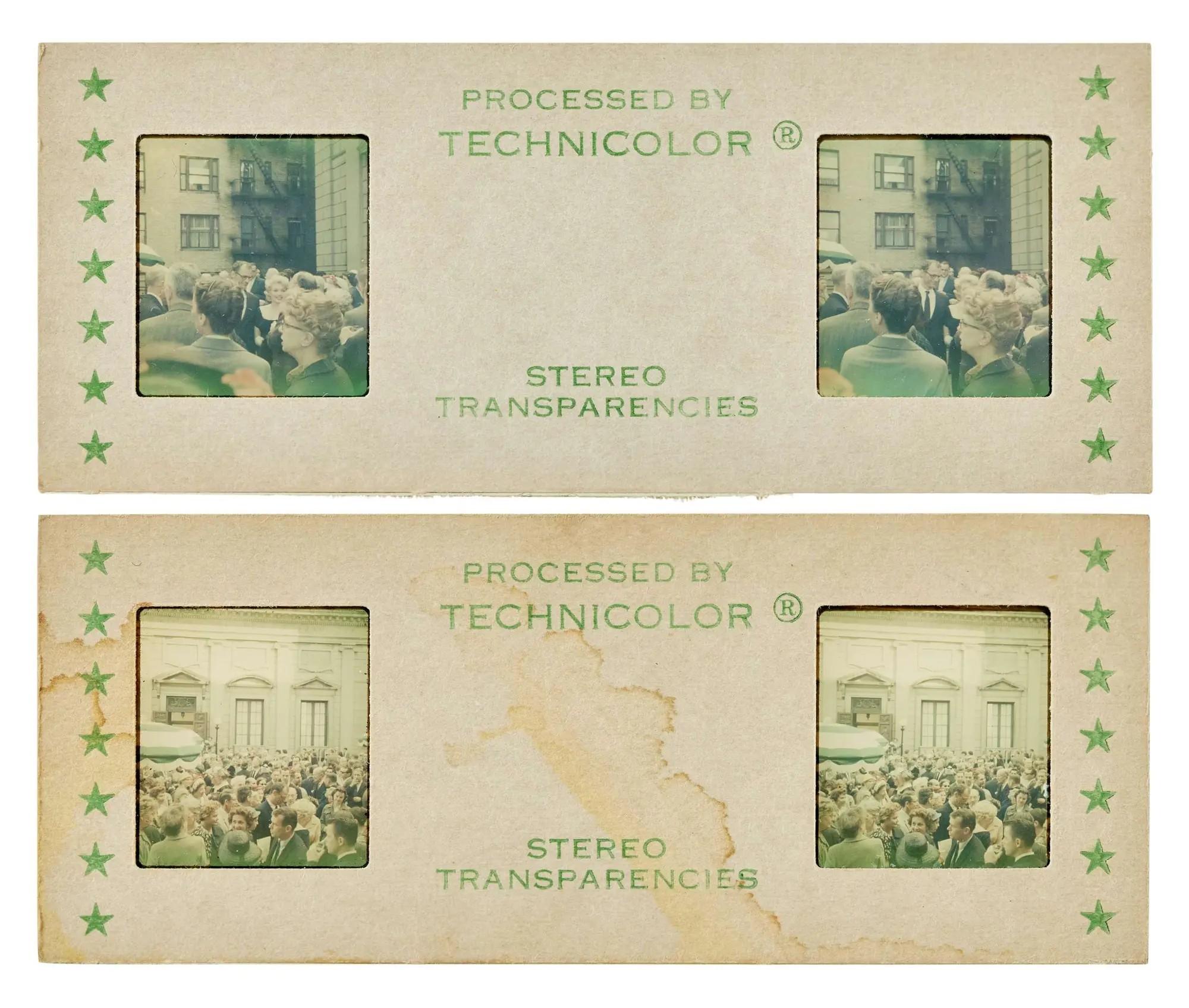 Lot #84. Marilyn Monroe | 1958 Never-Before-Seen Color “Stereo Transparencies” Lot #84 Marilyn Monroe 1958 Never-Before-Seen Color “Stereo Transparencies”