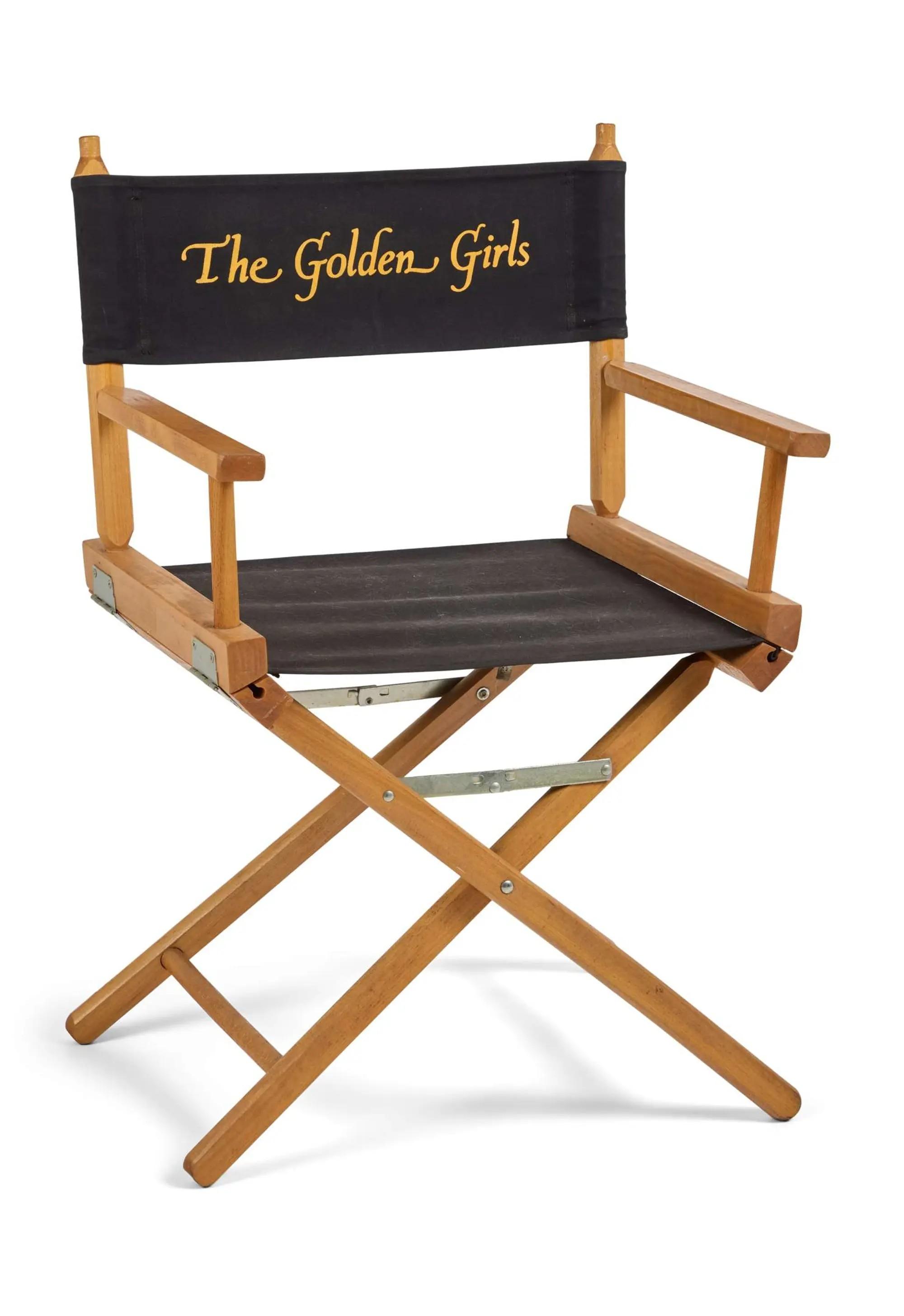 Lot #12  The Golden Girls On-Set Director Chair