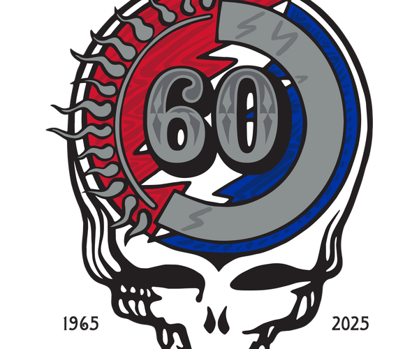a skull with the number 60 on it