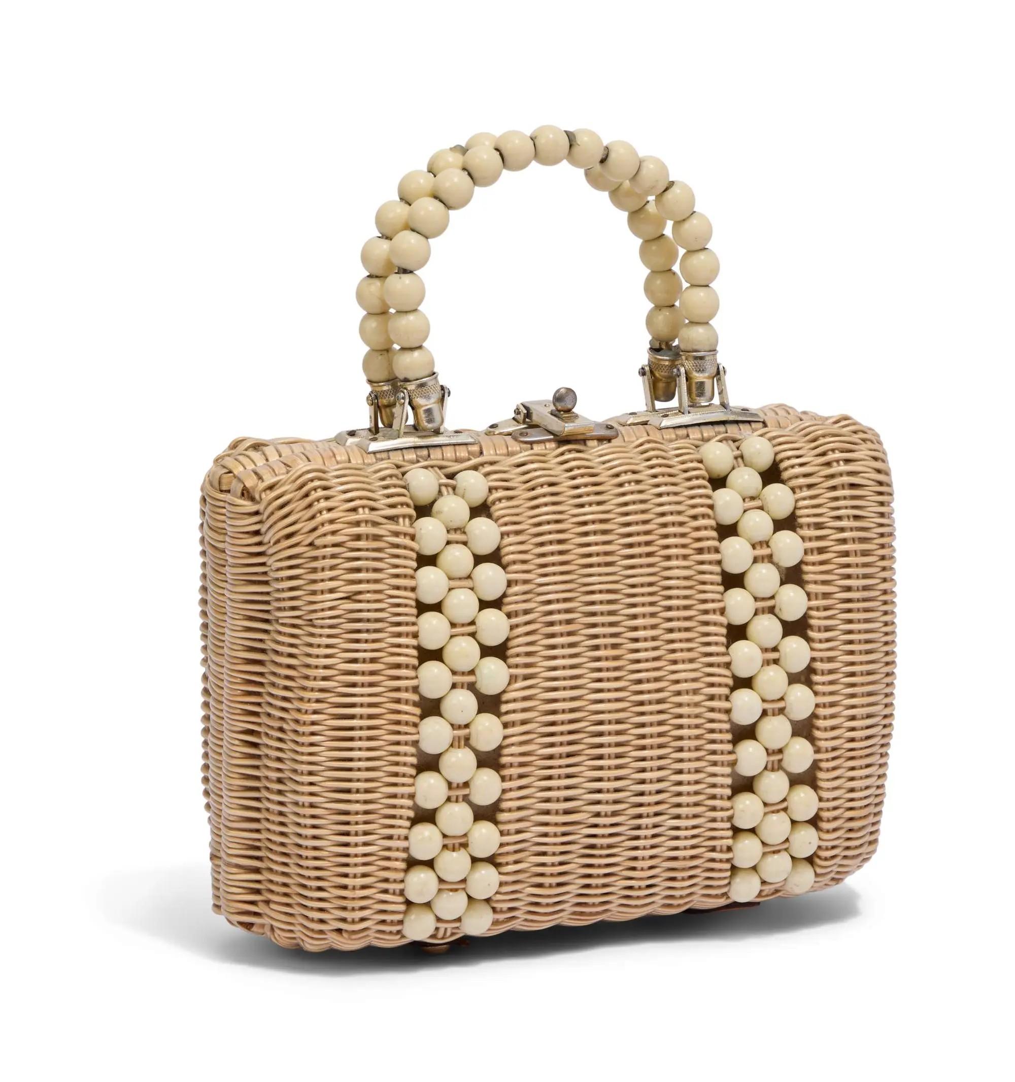 Lot #1  The Golden Girls Estelle Getty “Sophia Petrillo” Handbag Used Throughout Series with Photos