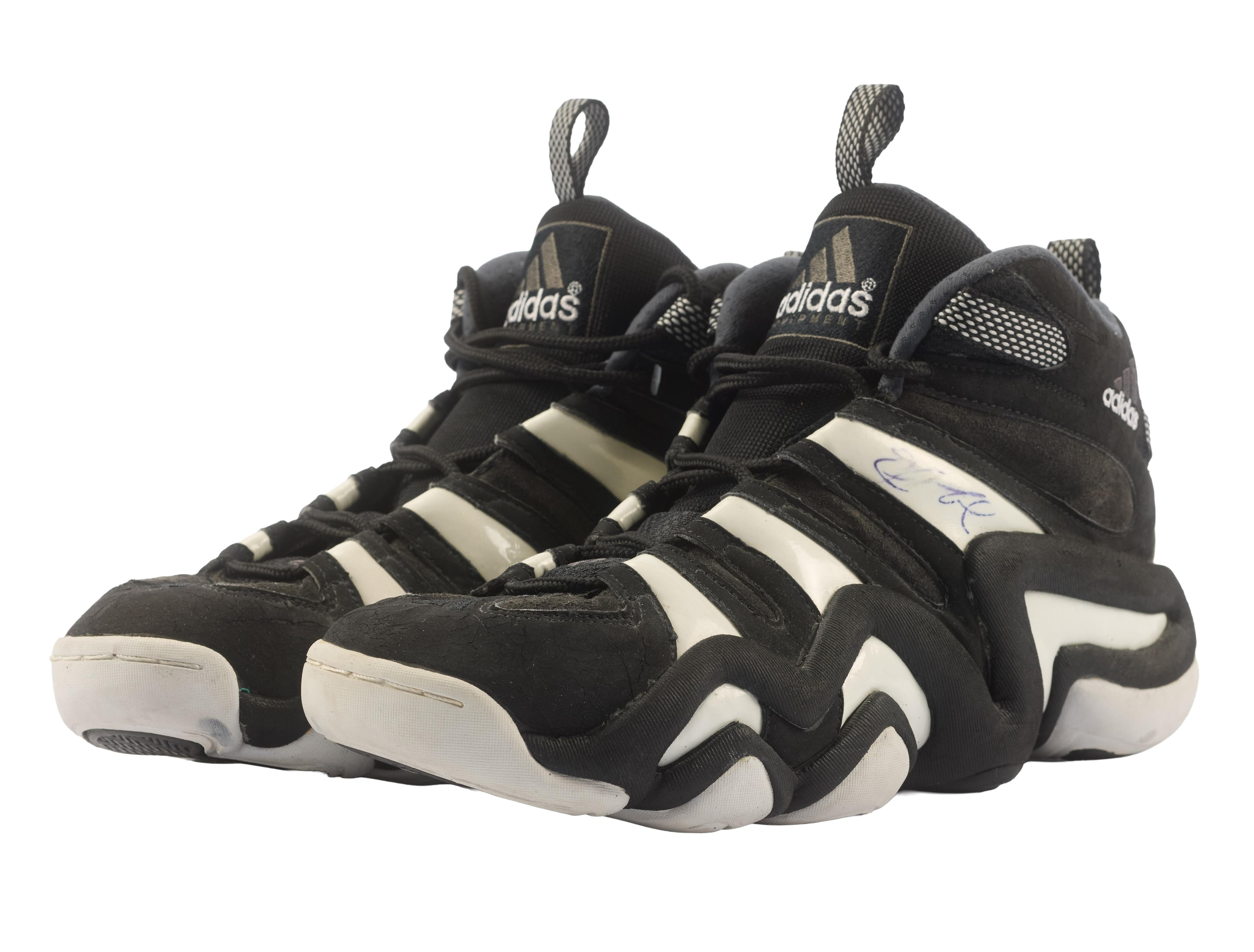 Kobe Bryant | Game-Worn and Signed 1997 Adidas Basketball Shoes (MEARS)