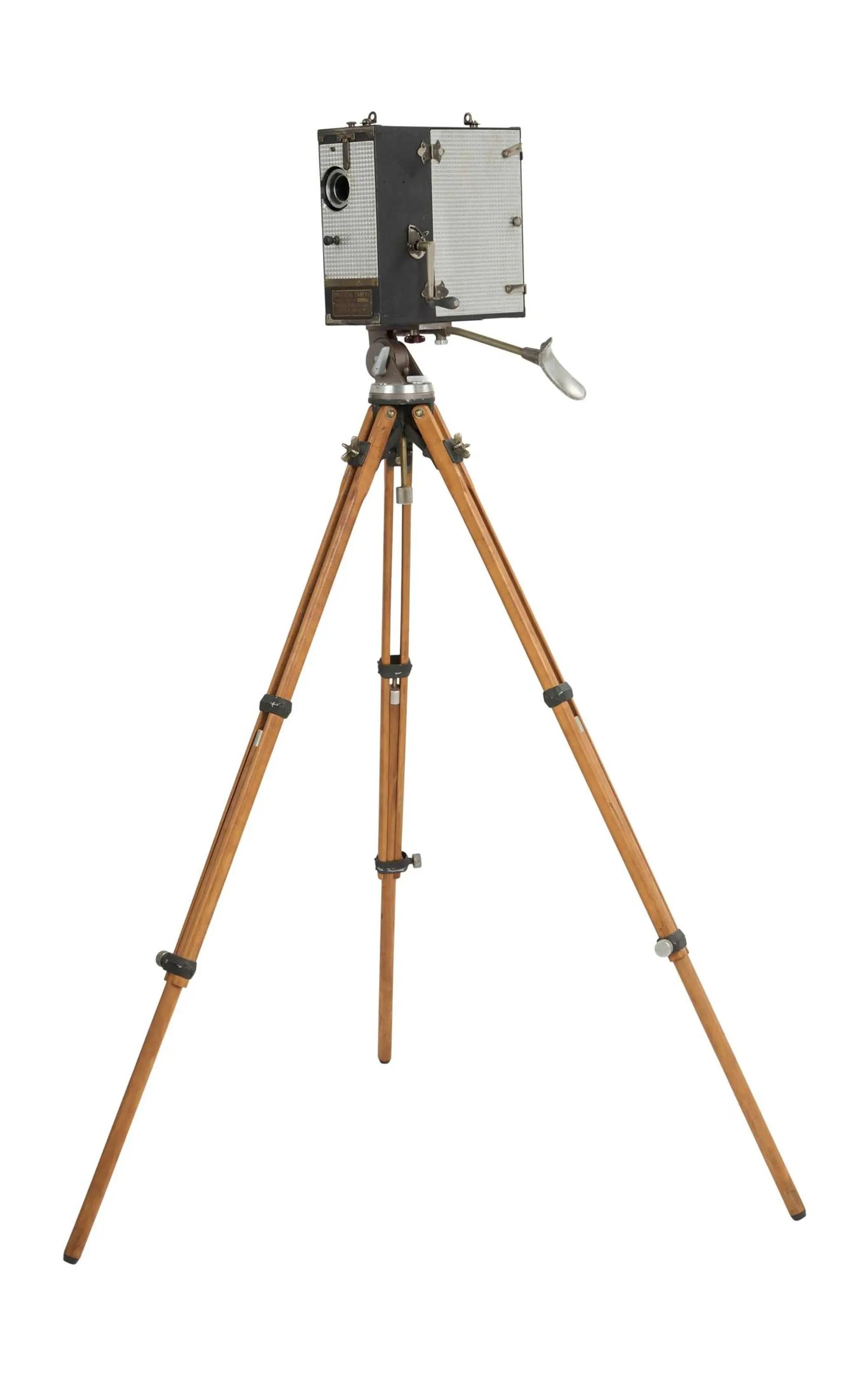Lot #184. Buster Keaton | Camera and Tripod Lot #184 Buster Keaton Camera and Tripod
