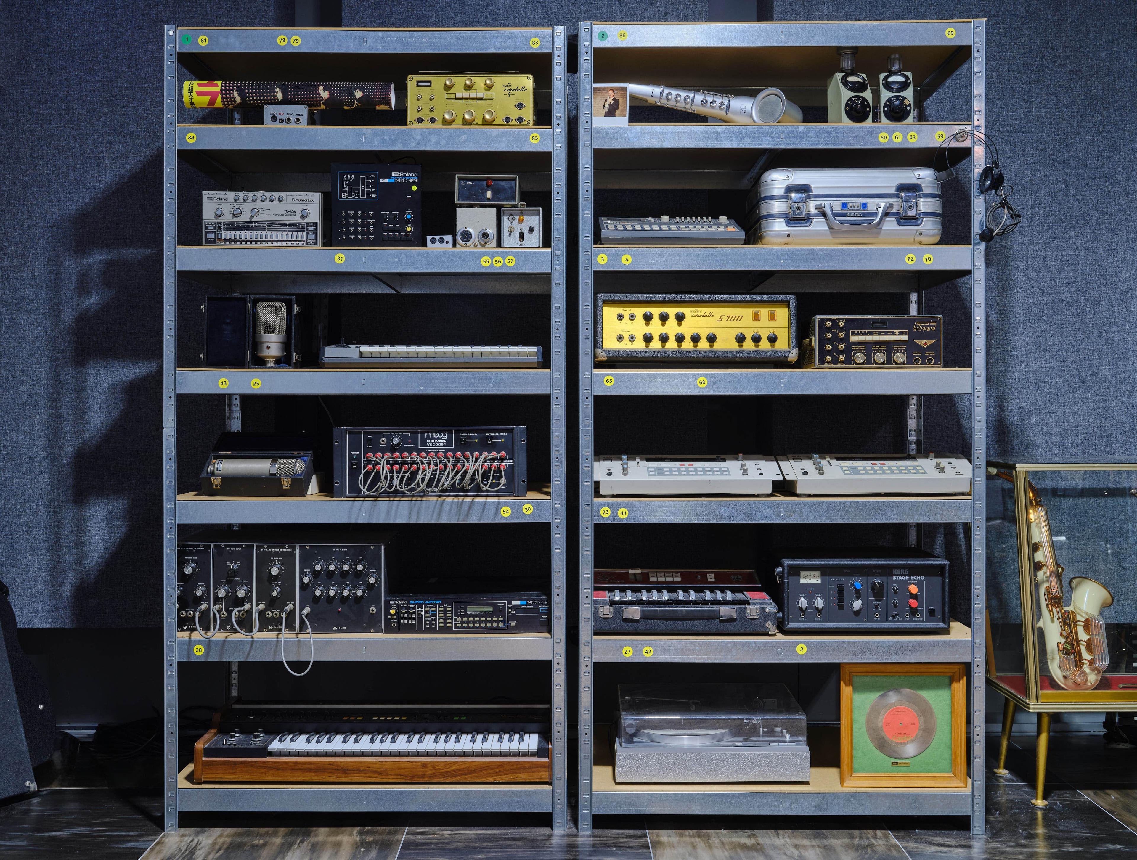 audio equipment from the florian schneider collection