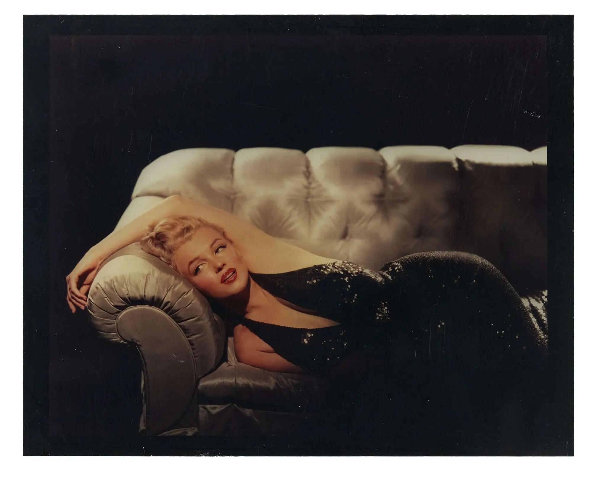 Lot #92 Marilyn Monroe 1957/1960s Color Transparency by Richard Avedon