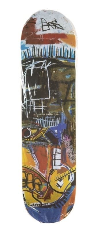 AFTER JEAN-MICHEL BASQUIAT SKULL SKATE DECKS 2014