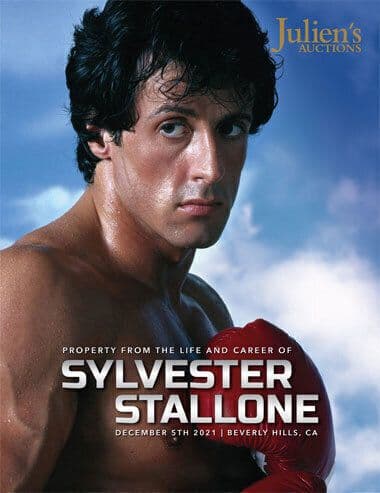 Poster of Sylvester Stallone for Julien's Auctions 