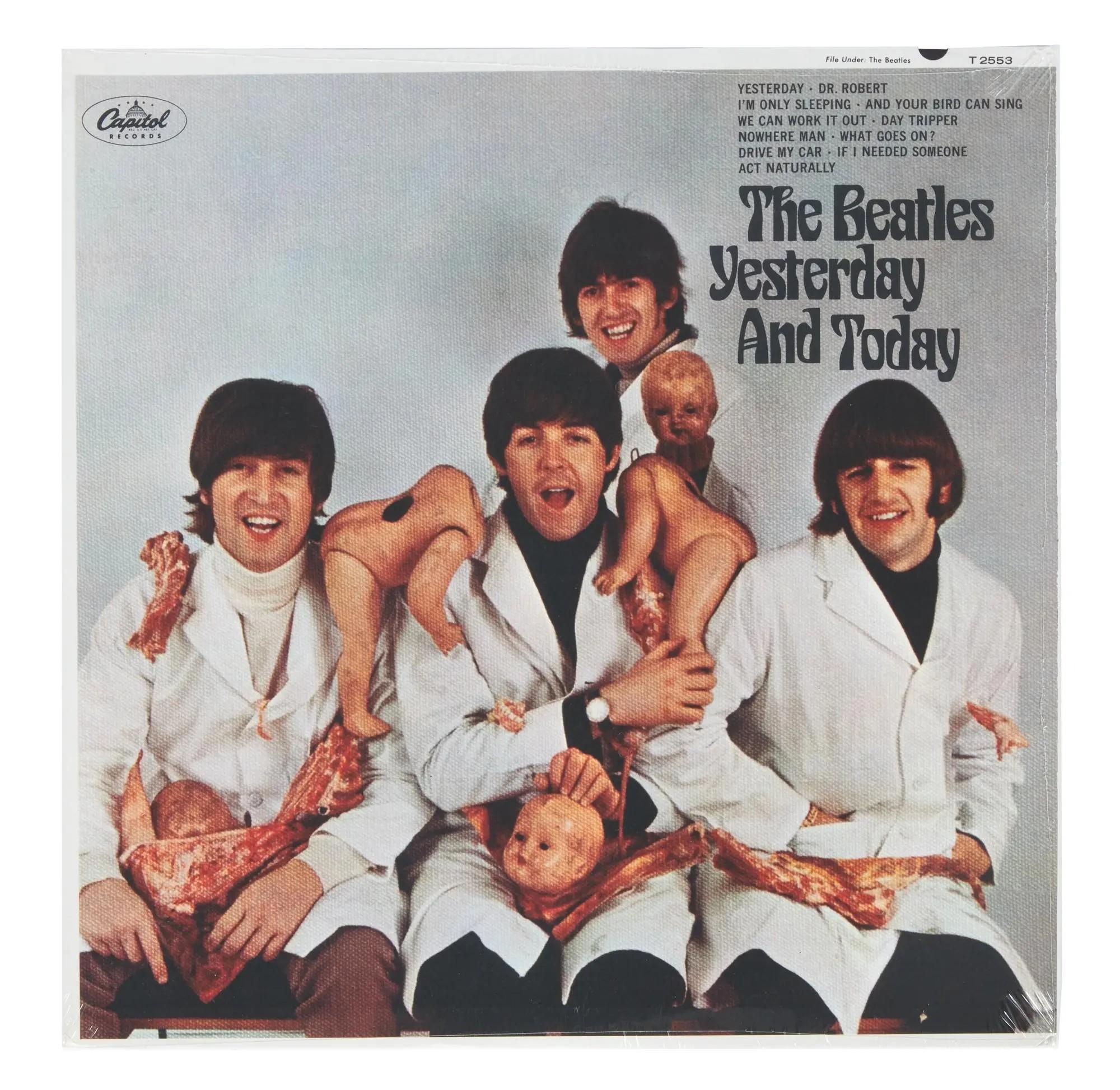 Lot #88. The Beatles | Sealed Alan Livingston "Yesterday and Today" Butcher Record Album (First State, Mono) with 1966 Capitol Records Reviewer Memo and 1986 Notarized Livingston LOA Lot #88 The Beatles Sealed Alan Livingston "Yesterday and Today" Butcher Record Album (First State, Mono) with 1966 Capitol Records Reviewer Memo and 1986 Notarized Livingston LOA