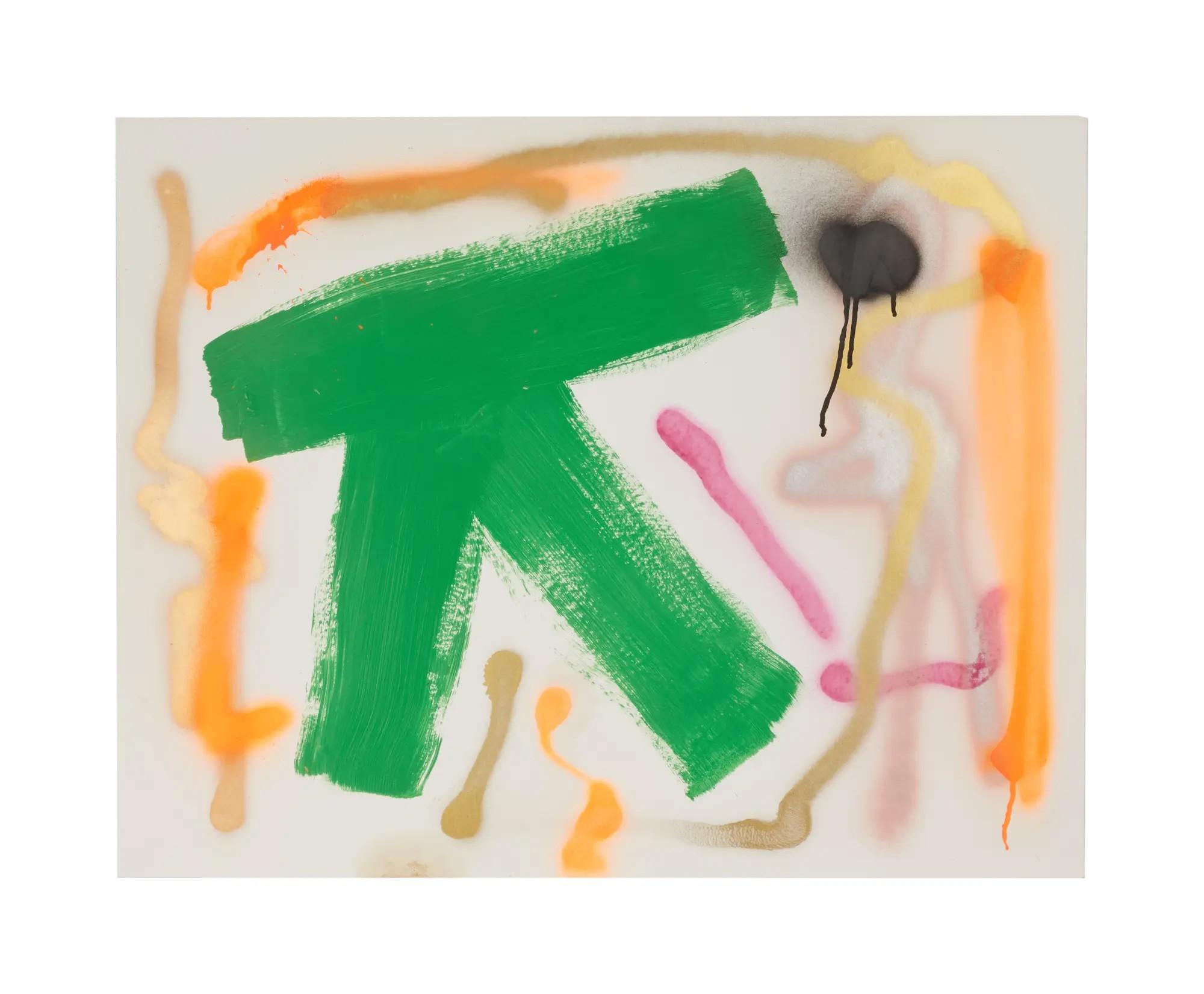 1984 Original Painting Study for Dennis Hopper's Return Taos New Mexico Exhibit