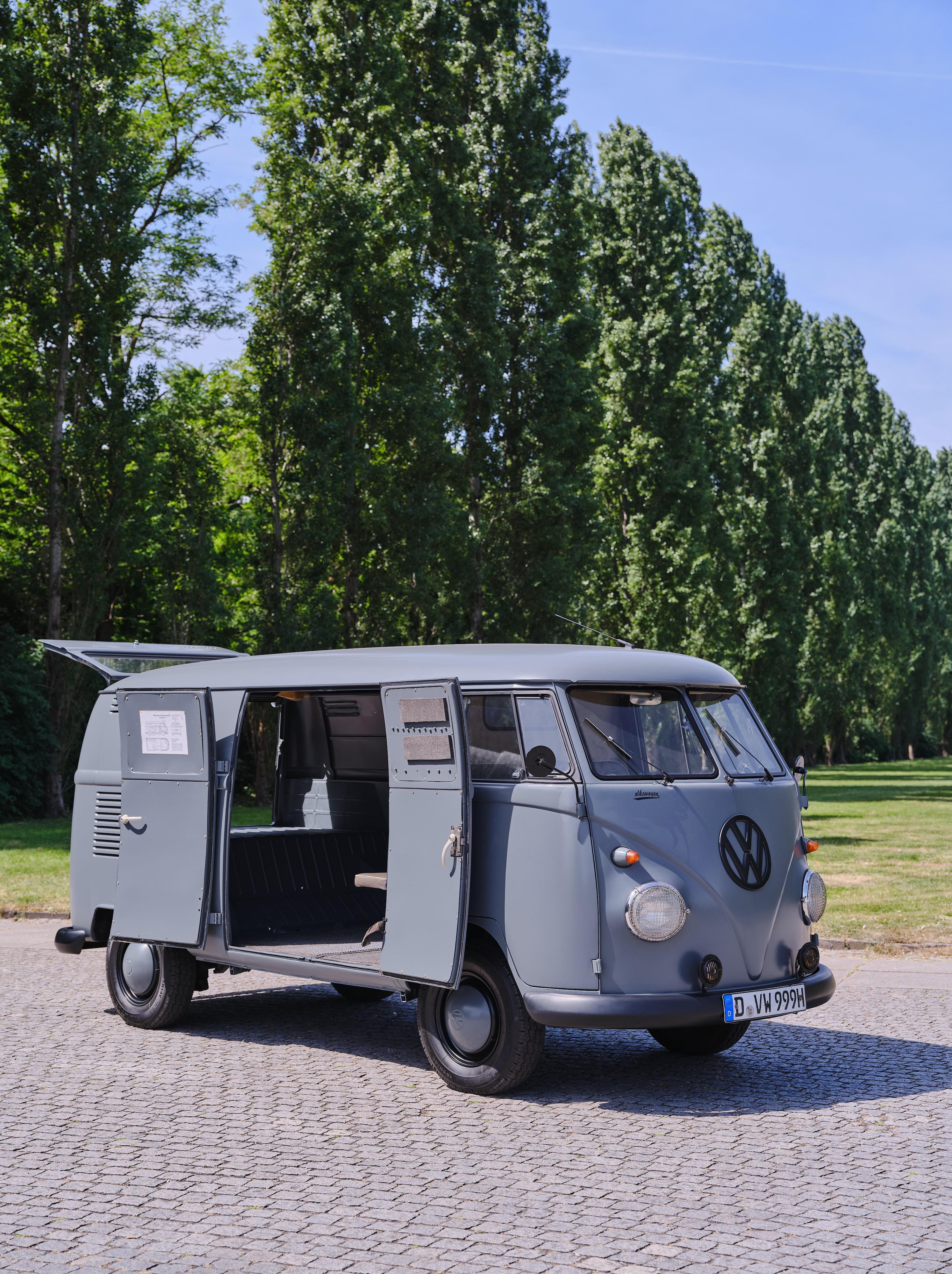 a gray vw bus from the florian schneider collection
