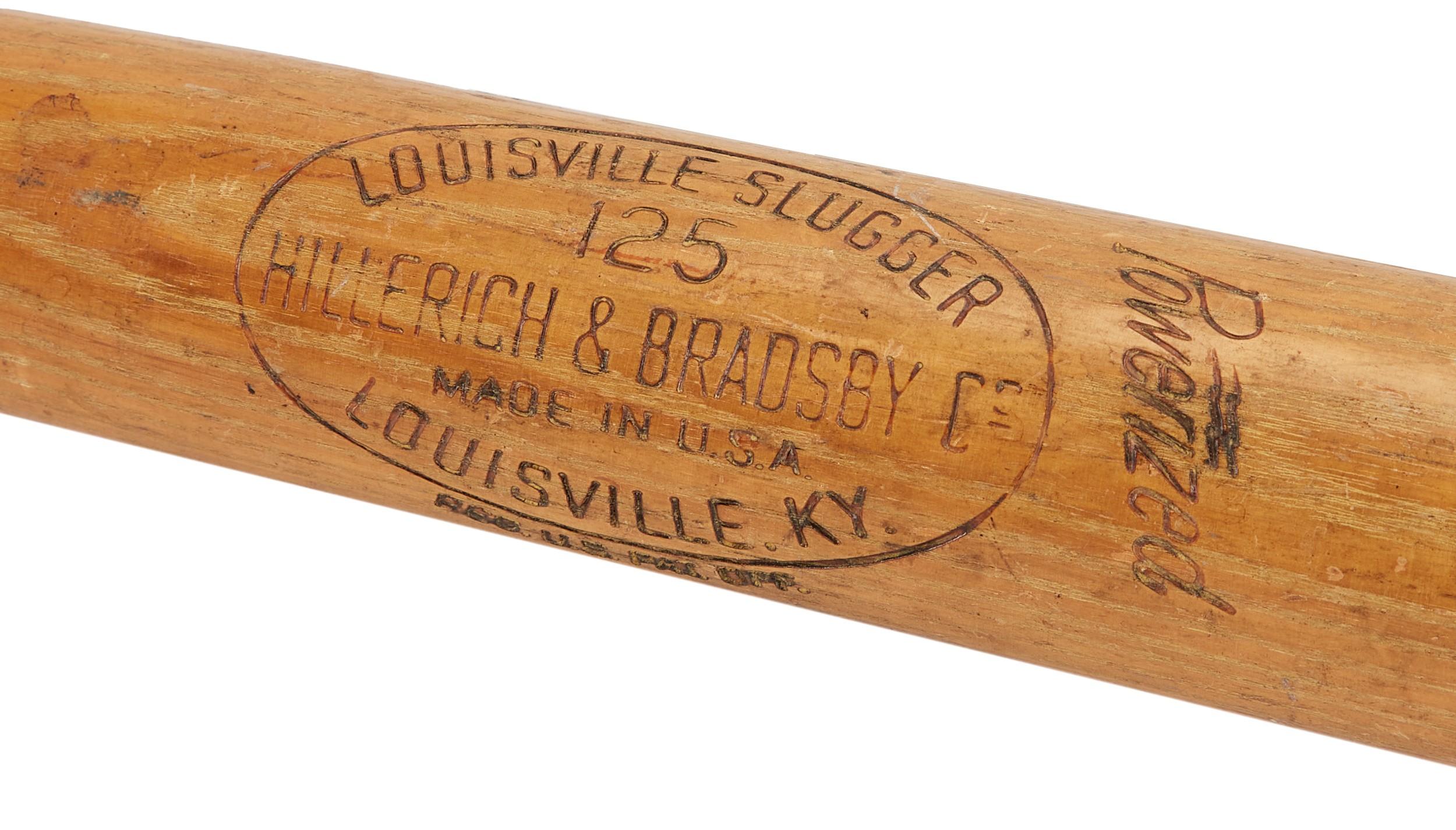 Roger Maris | Photo-Matched 1962 Record Defending Home Run Baseball Bat (PSA)