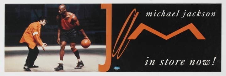 MICHAEL JACKSON AND MICHAEL JORDAN SIGNED BALL