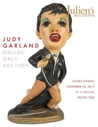 Poster of Judy Garland for Julien's Auctions 