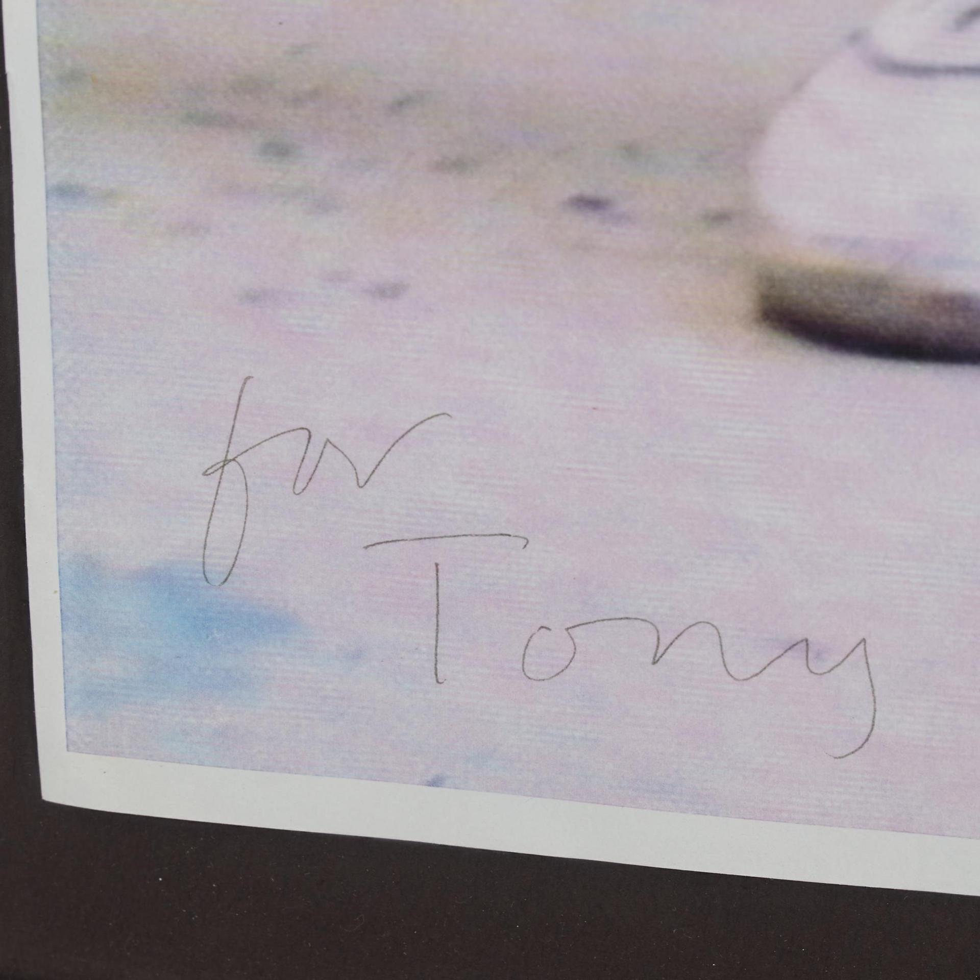 Tony Bennett David Hockney Gifted and Inscribed Assemblage Portrait