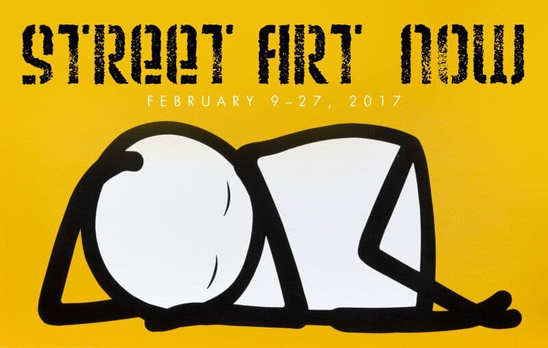 A poster for Street Art Now, Julien's and Artsy