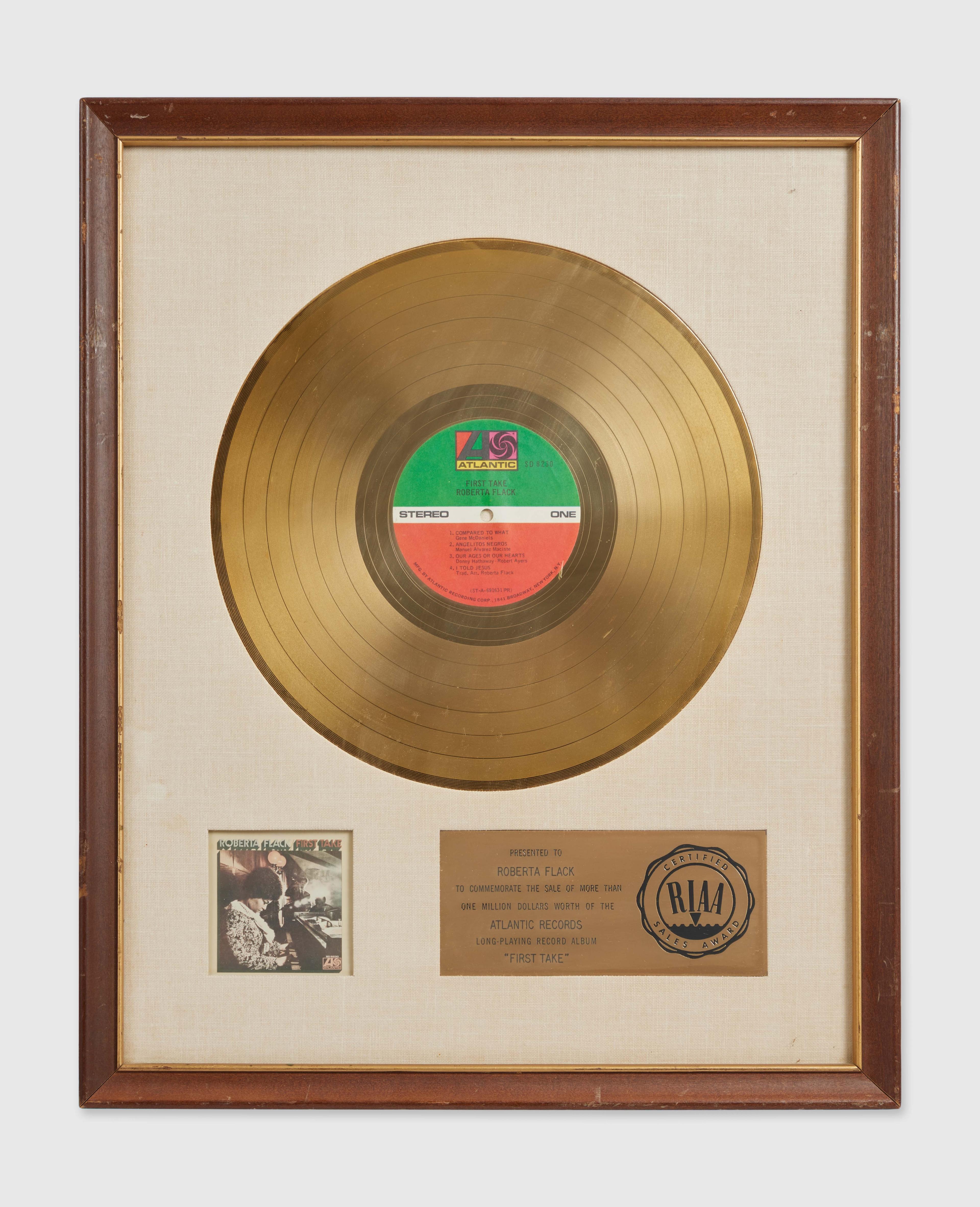 RIAA Sales Award for "First Take"