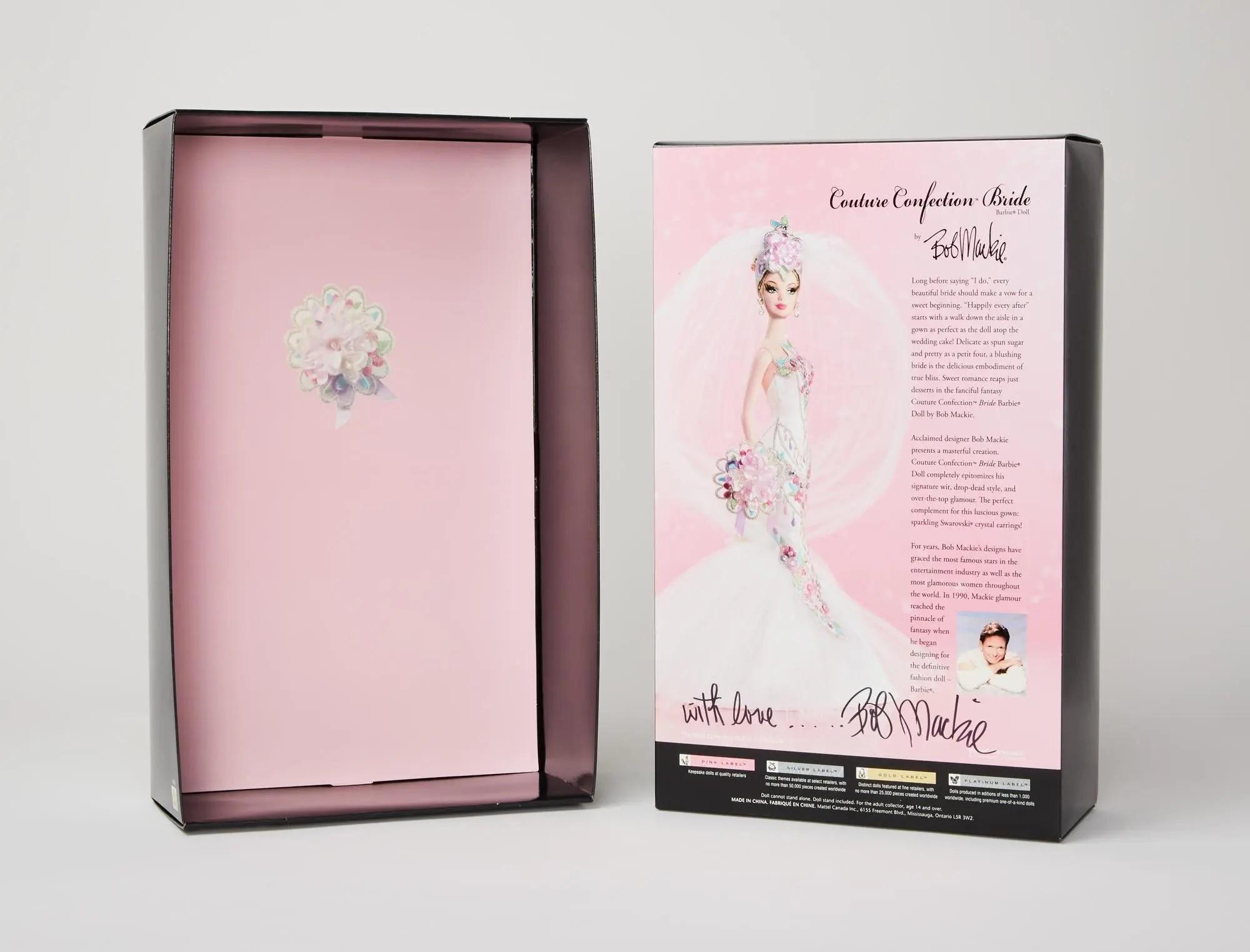 Lot #2 Bob Mackie Signed Barbie 2006 Couture Confection Bride Doll