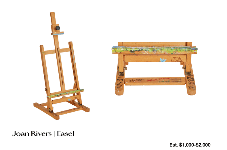 joan rivers personally owned easel