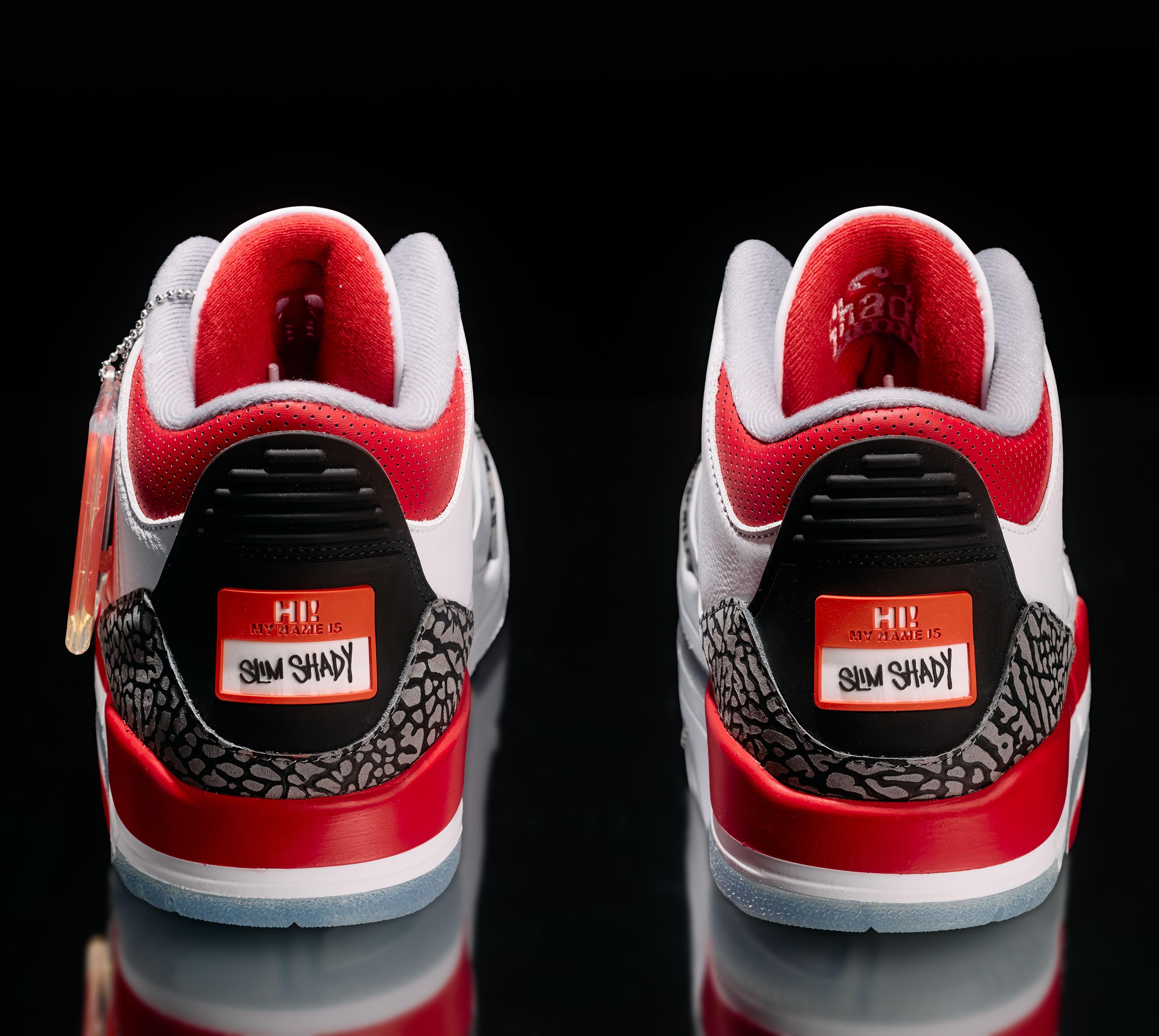Eminem | Signed Nike Air Jordan 3 “Slim Shady” Player Exclusive Sneakers with Original Box