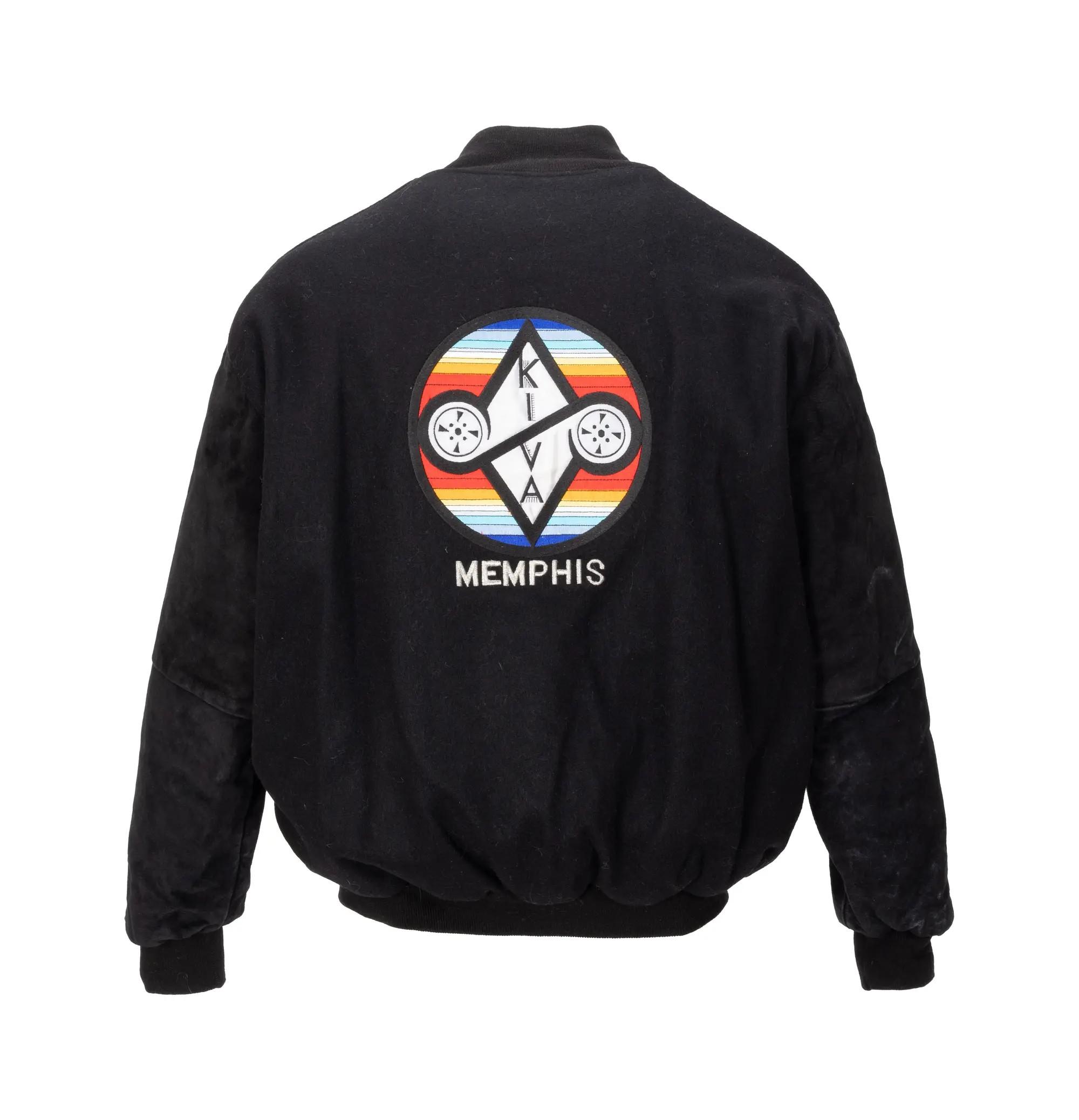 Lot #210. Mark Lindsay | Kiva Studios Bomber Jacket with Photo Lot #210 Mark Lindsay Kiva Studios Bomber Jacket with Photo