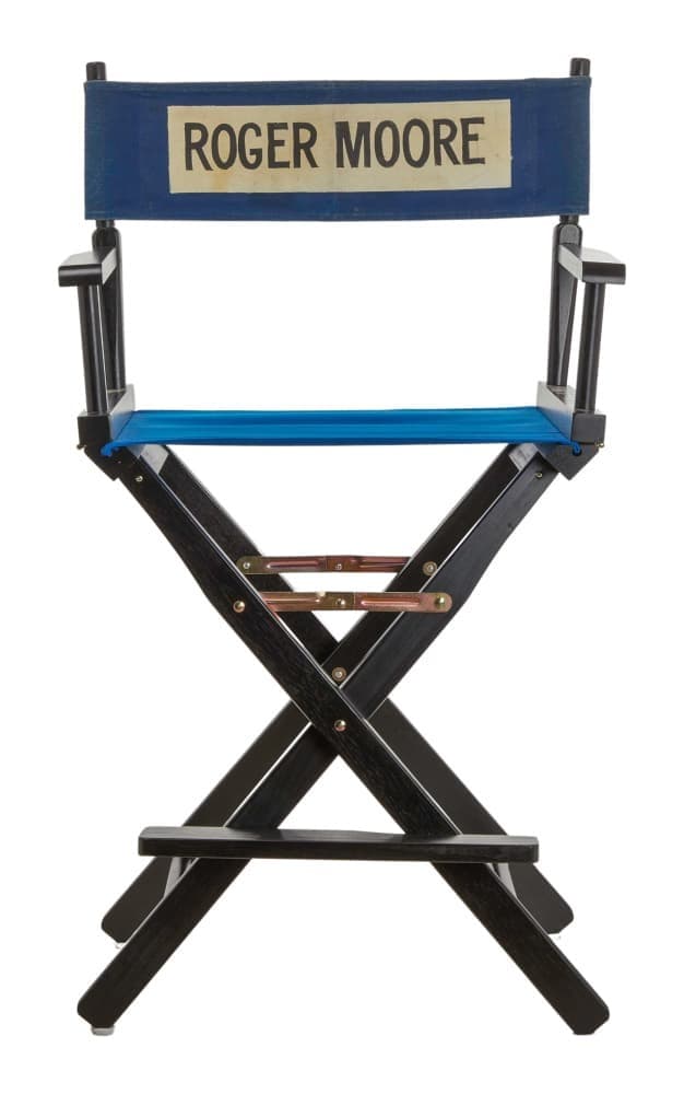 Roger Moore | "James Bond" Chairback (With Photos)