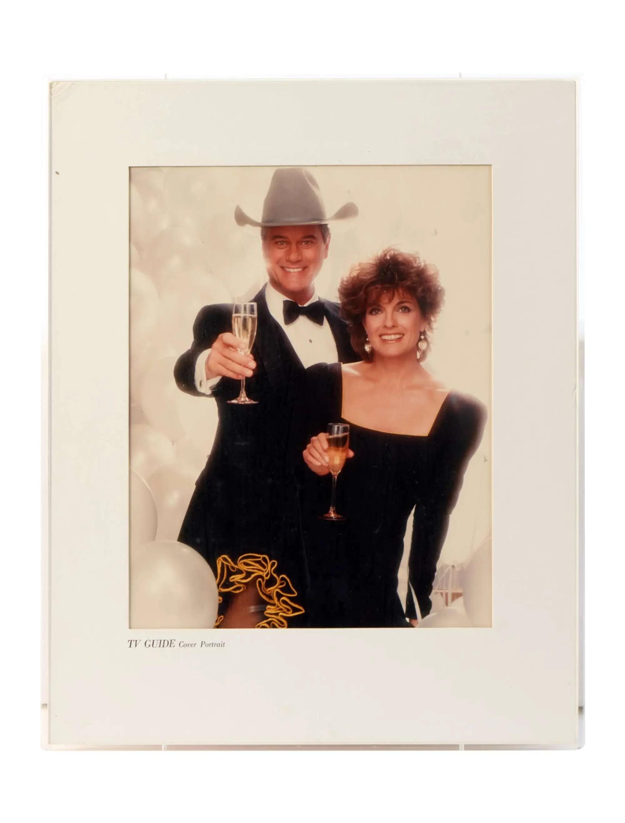 Lot #84 Linda Gray 1984 “Dallas” TV Guide Cover Photo