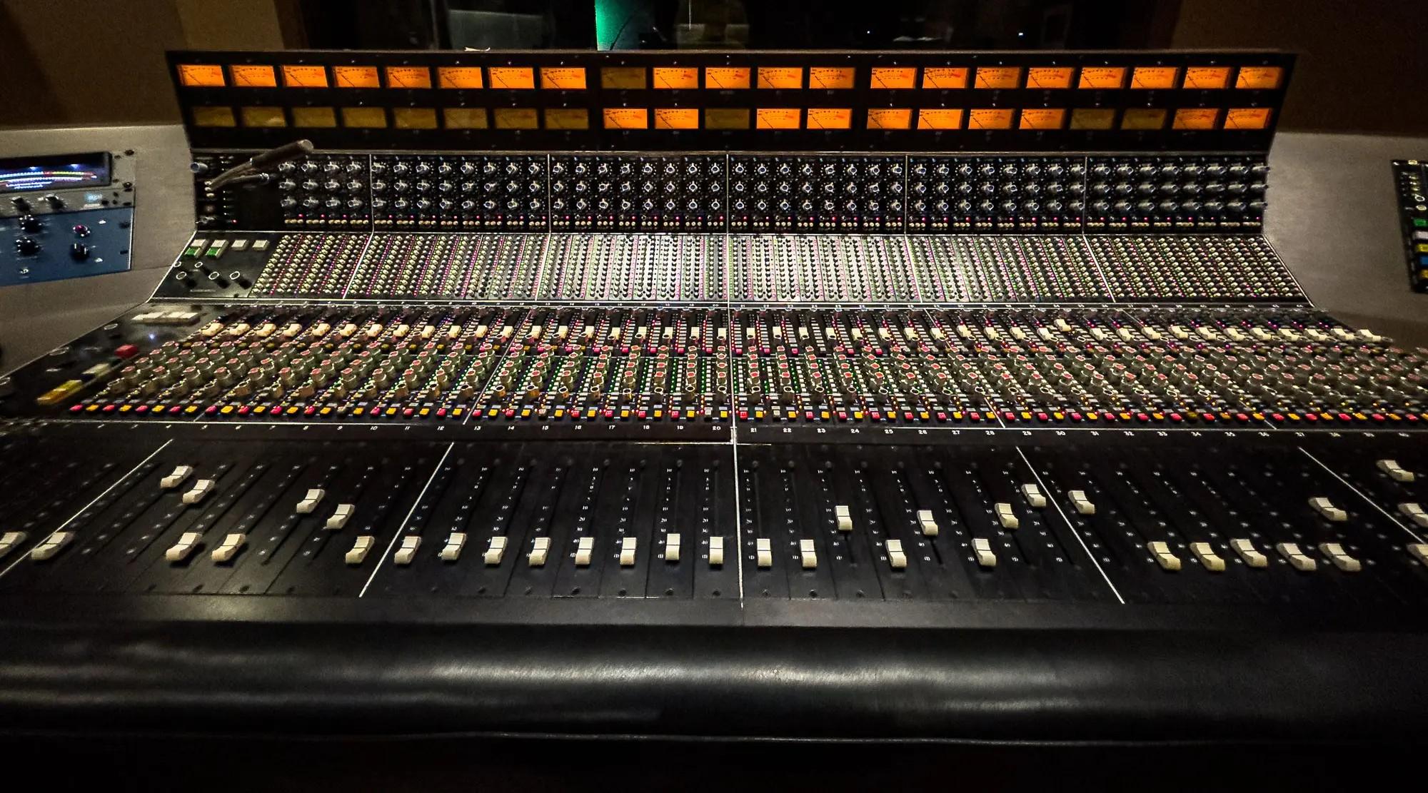 Record Plant and Design FX Location Truck API Recording Console